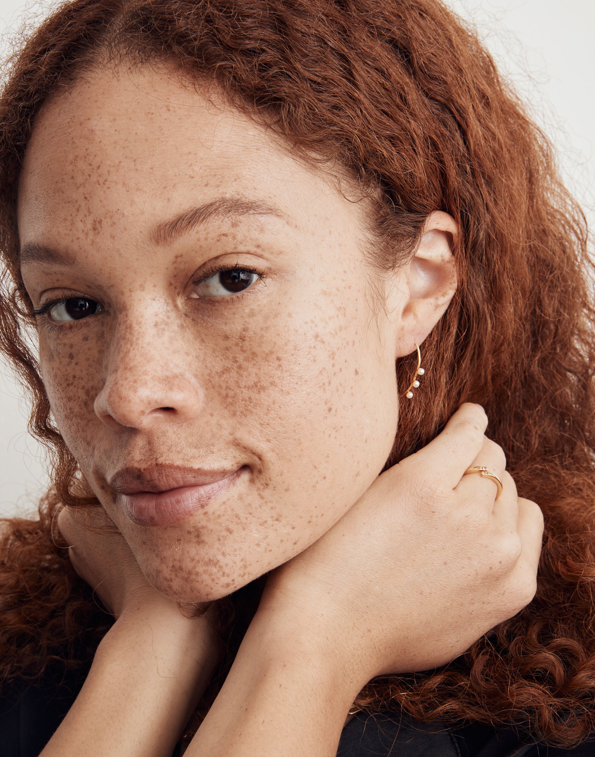 Freshwater Pearl Threader Earrings