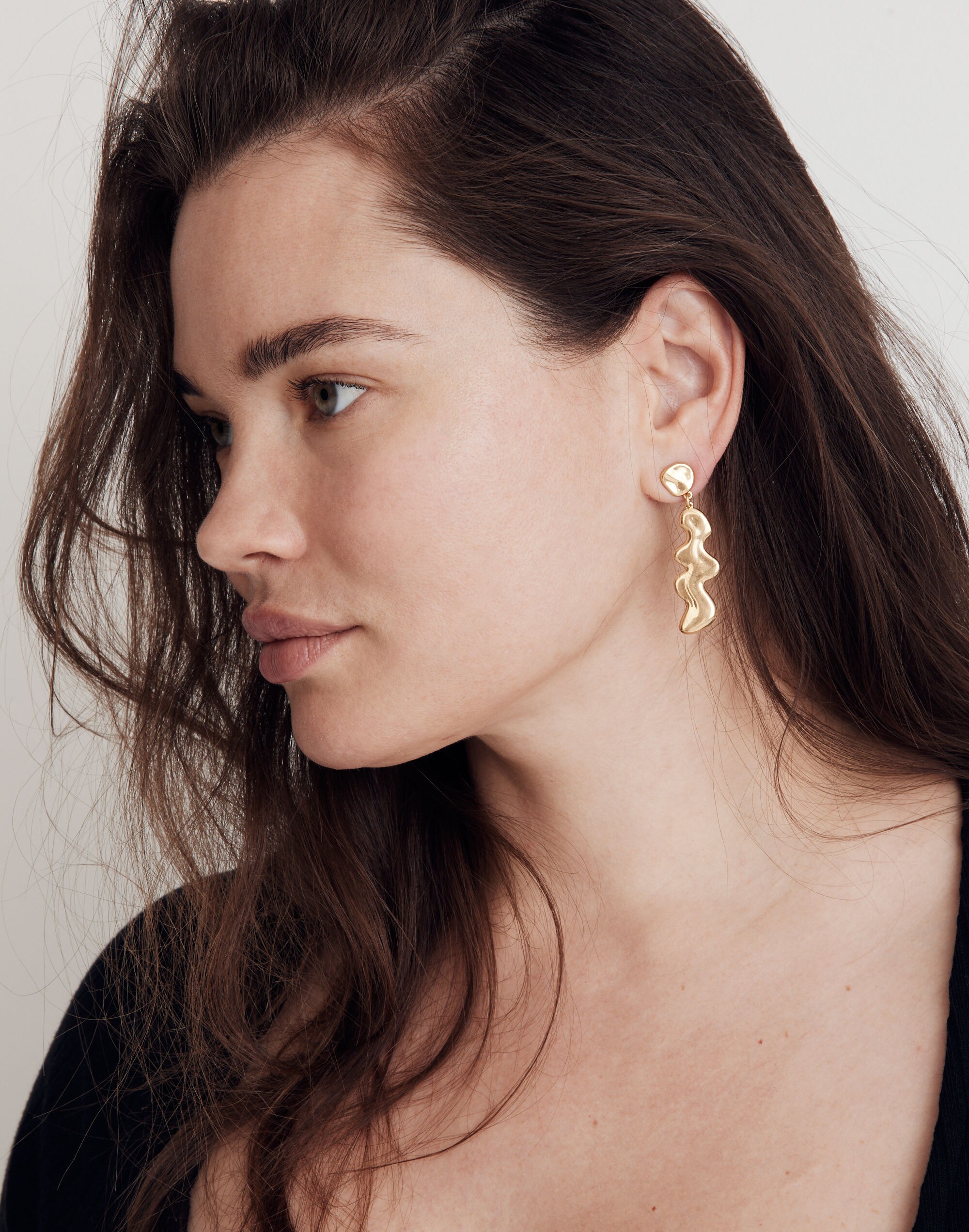 Squiggle Drop Earrings