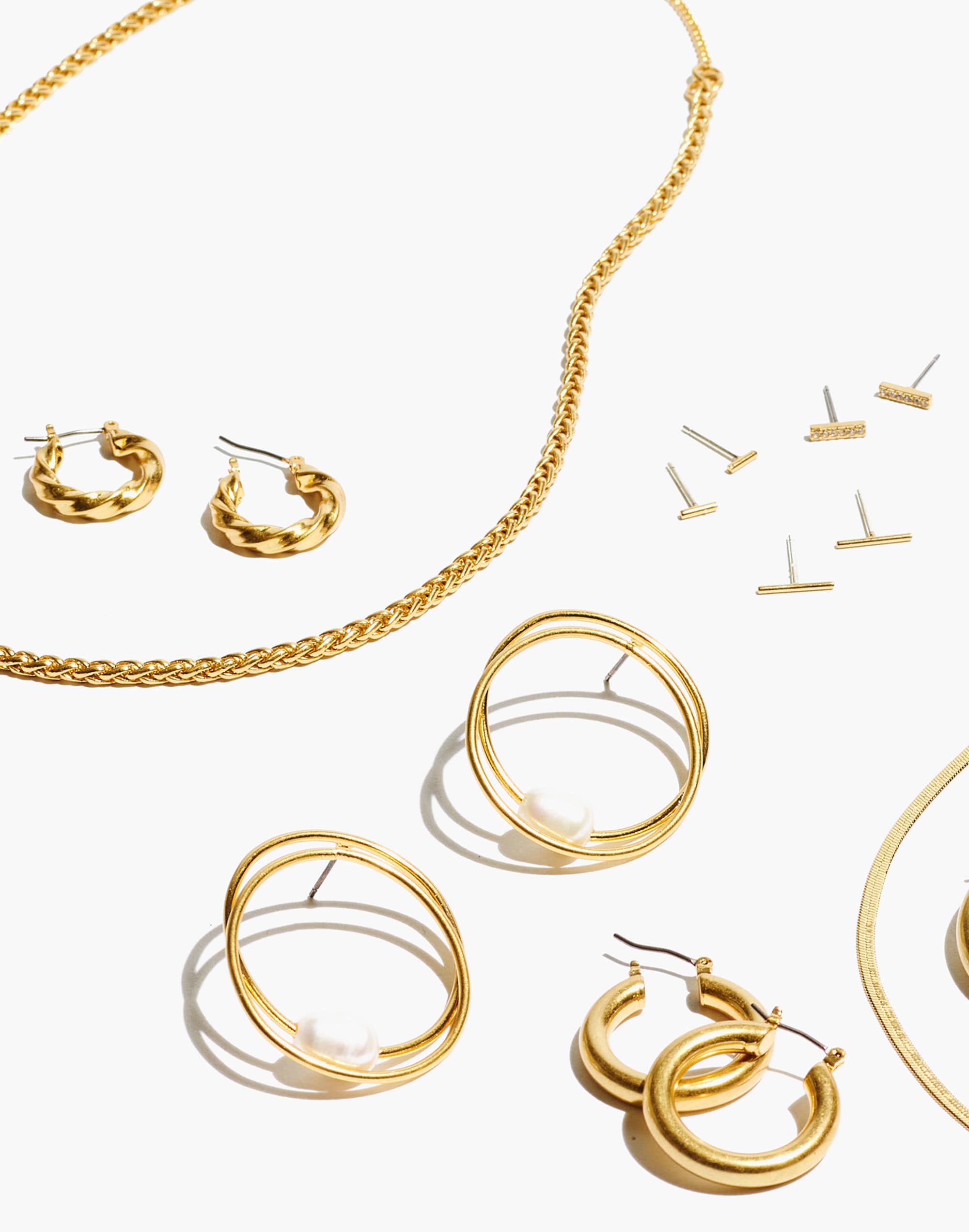 Three-Pack Hoop Earrings Gift Box