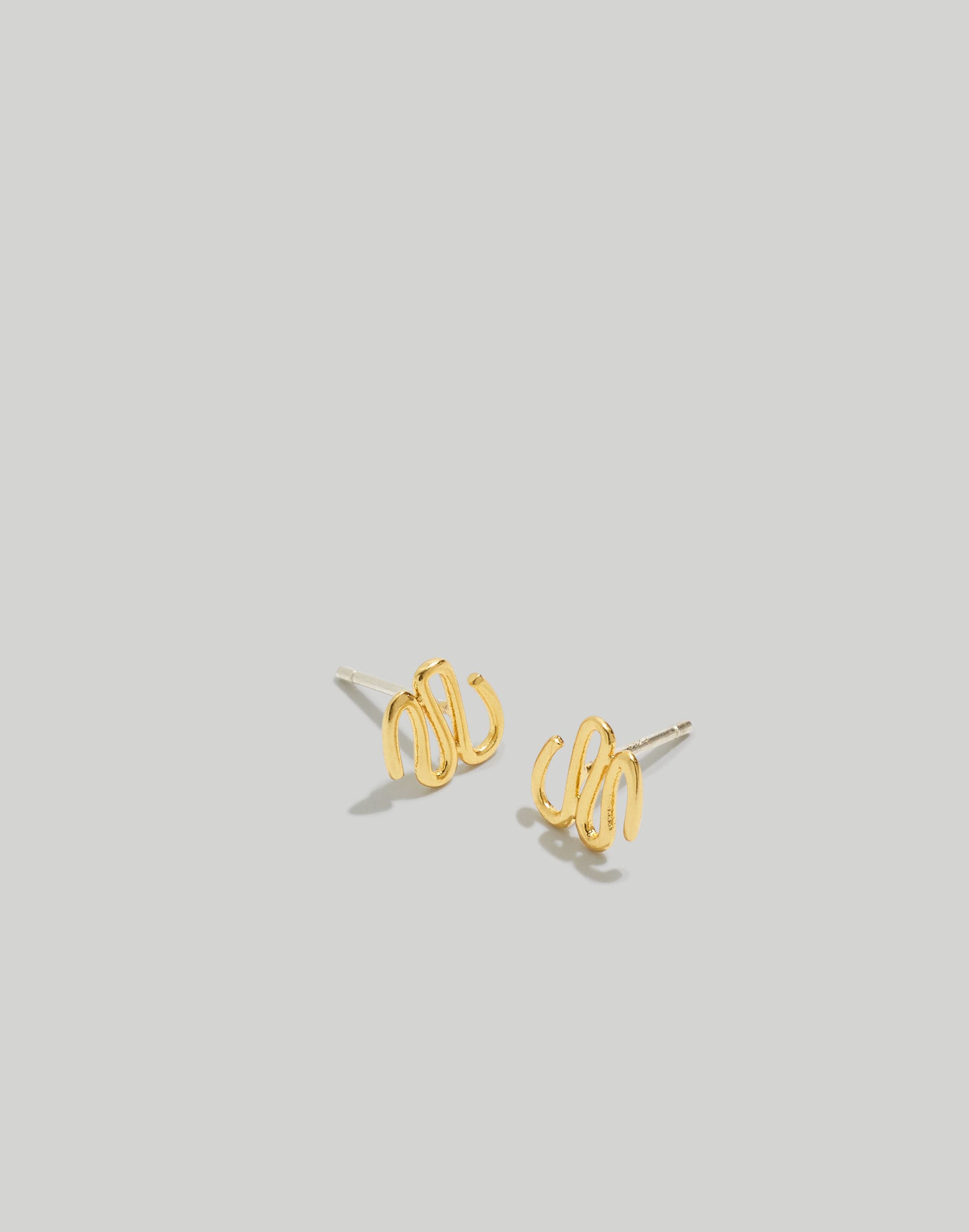 Wavy Stud Earrings