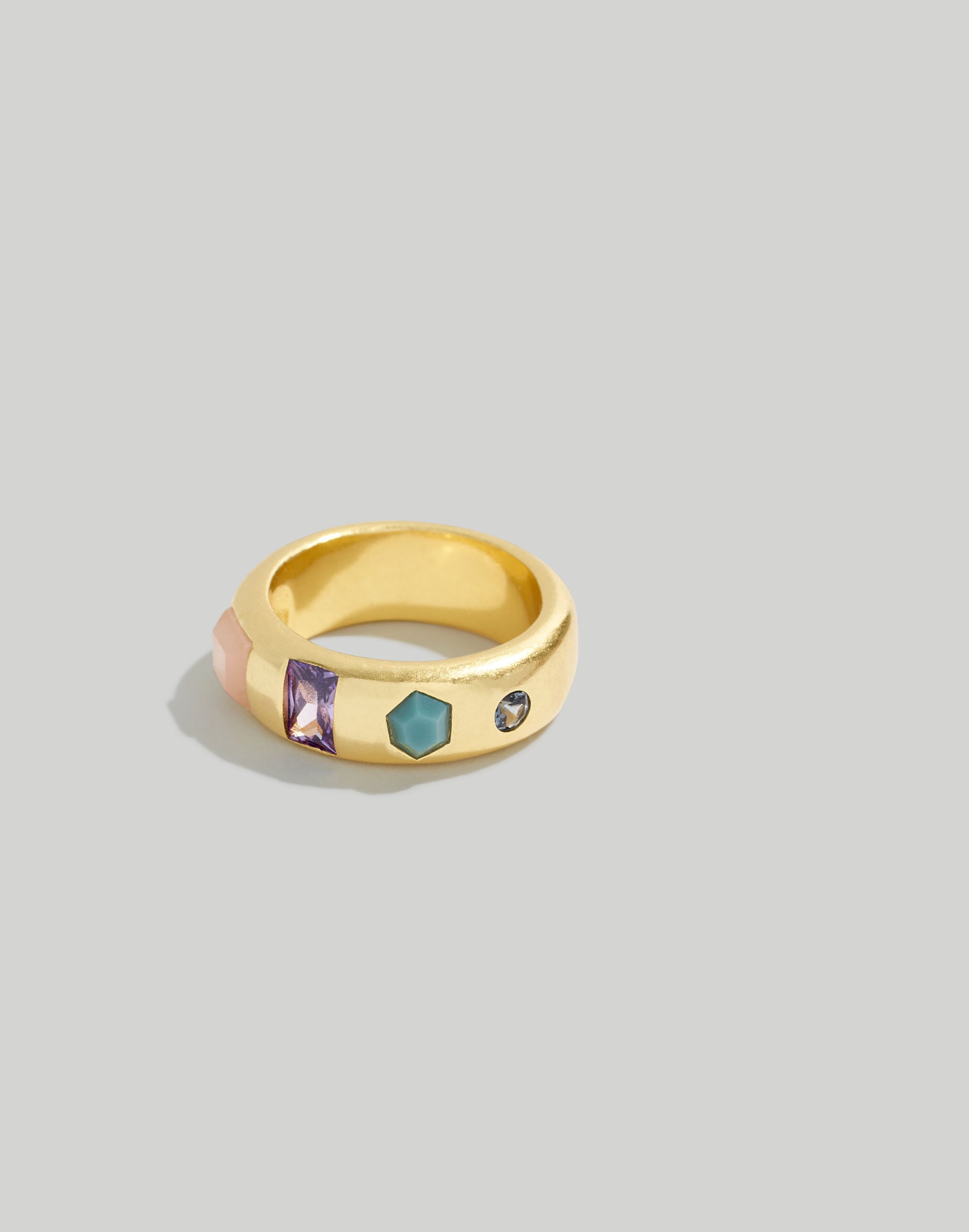 Semiprecious Stacking Ring Set