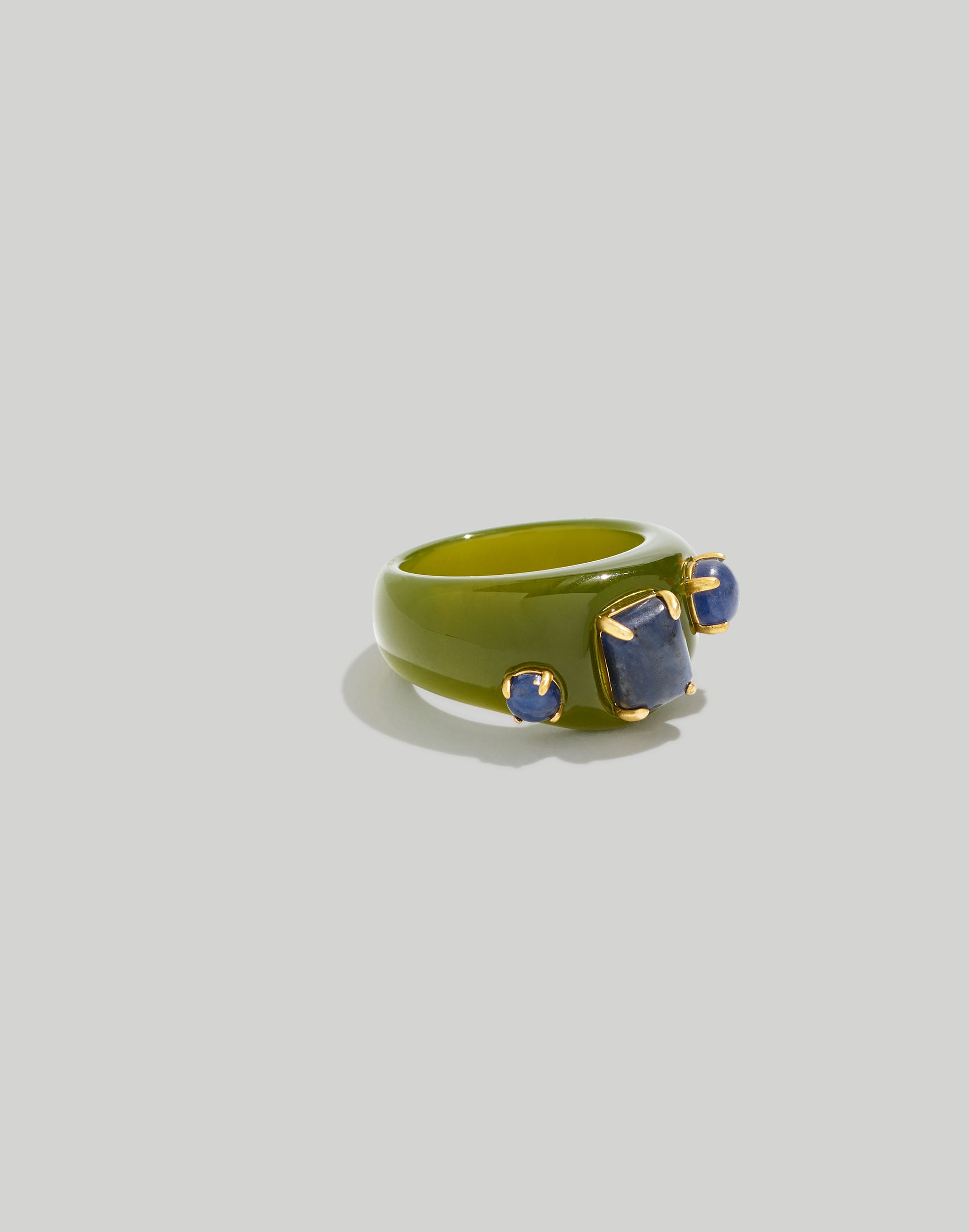 Sodalite Resin Ring