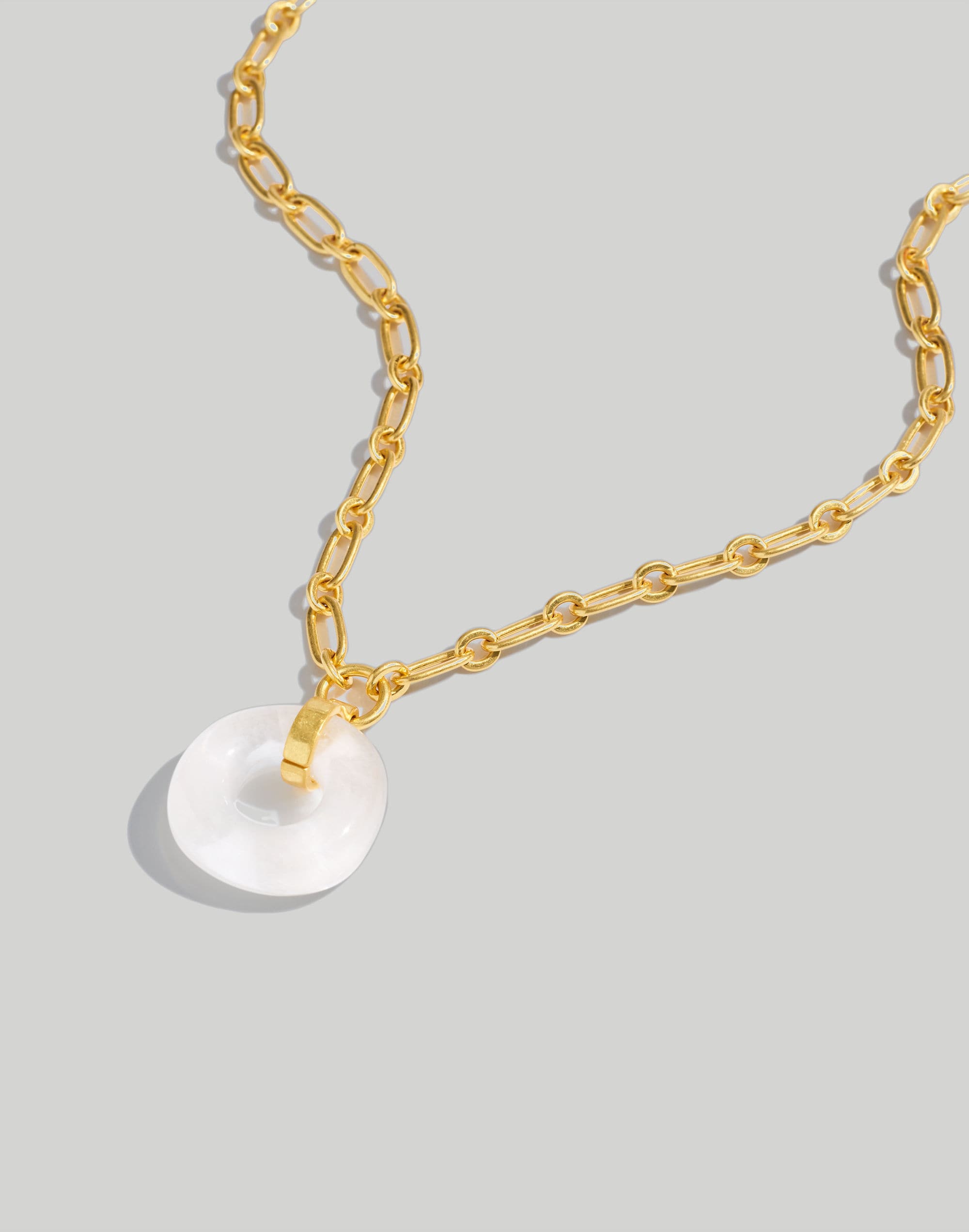 Resin Freshwater Pearl Statement Necklace