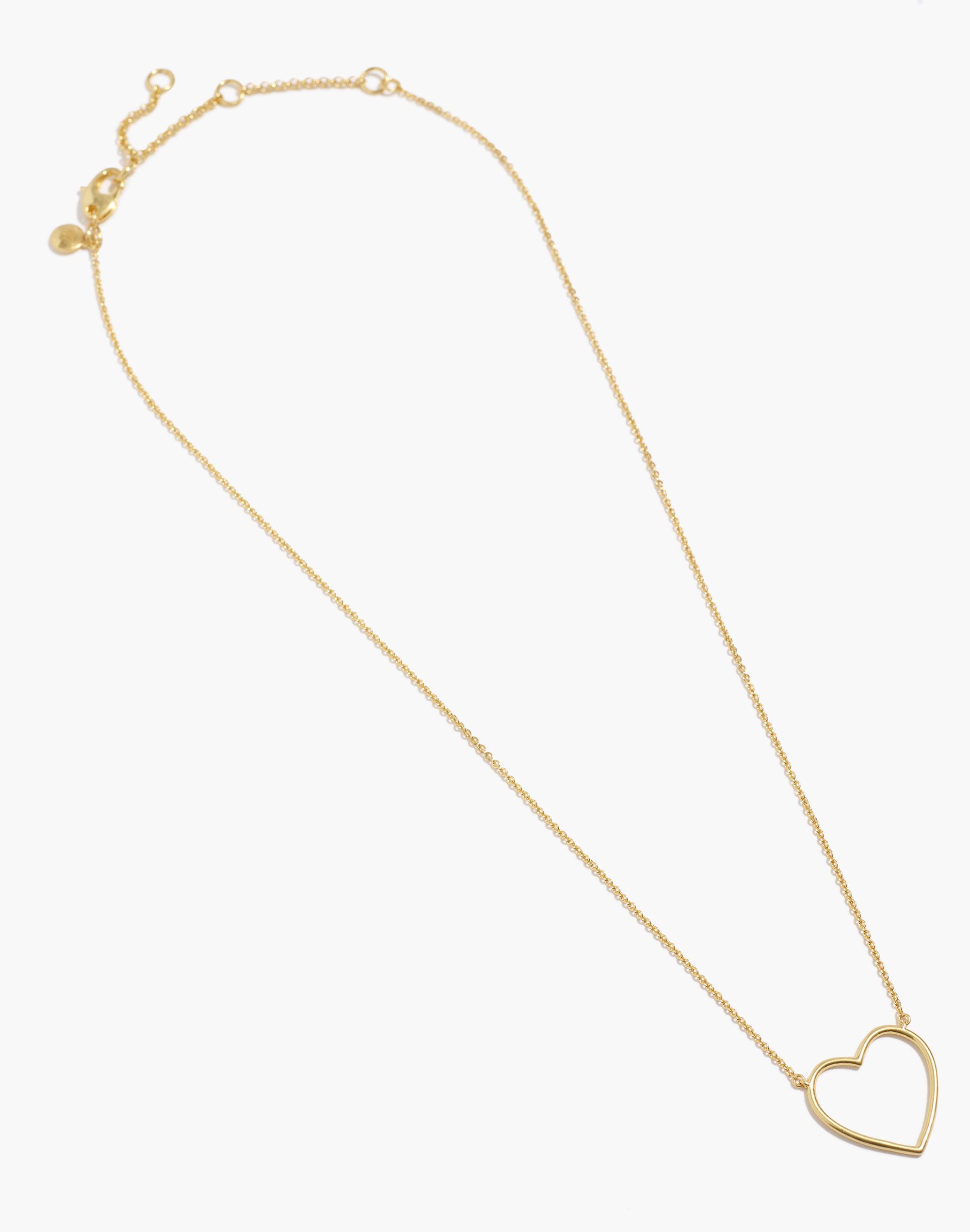 Open-Wire Heart Necklace