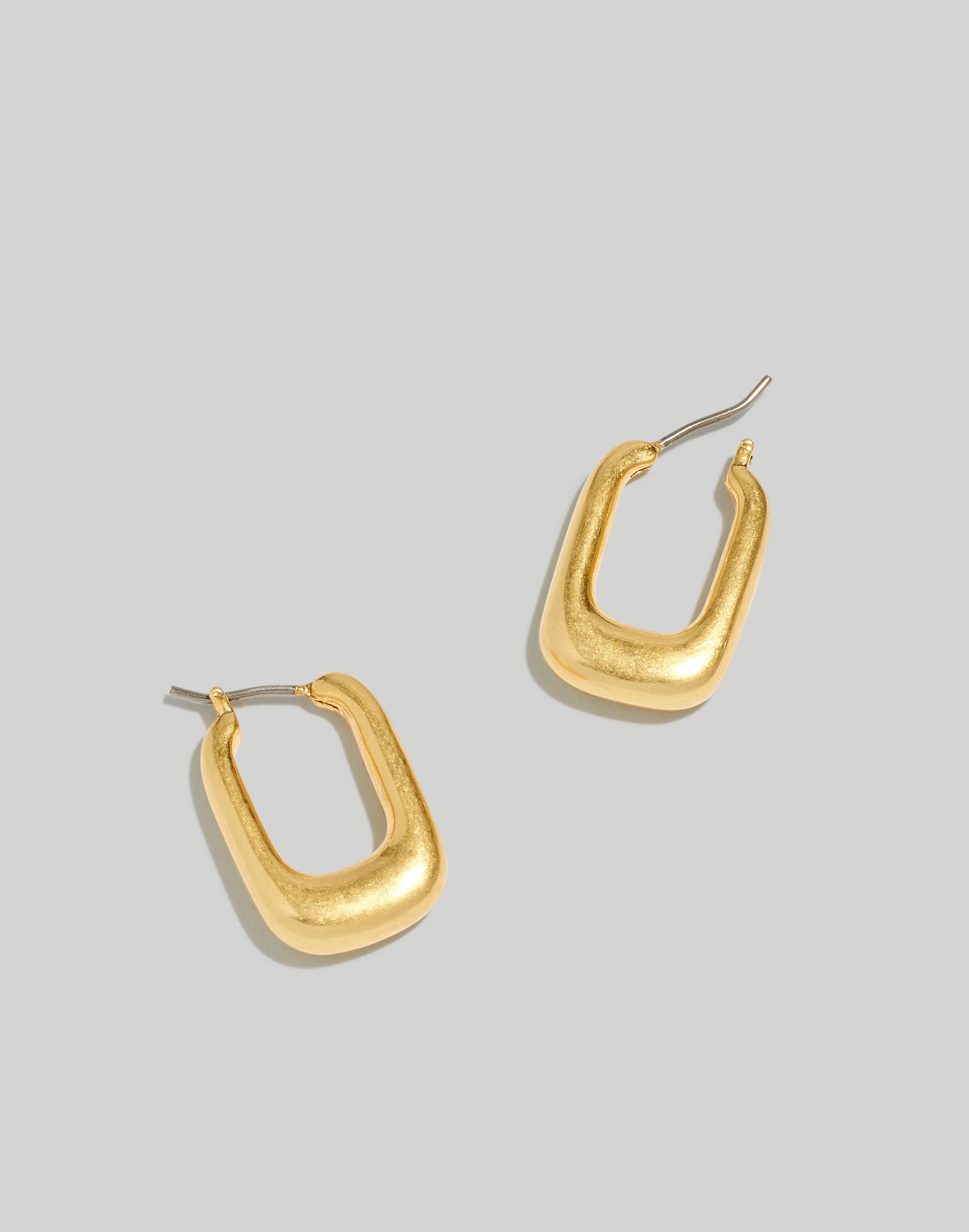 Carabiner Medium Hoop Earrings