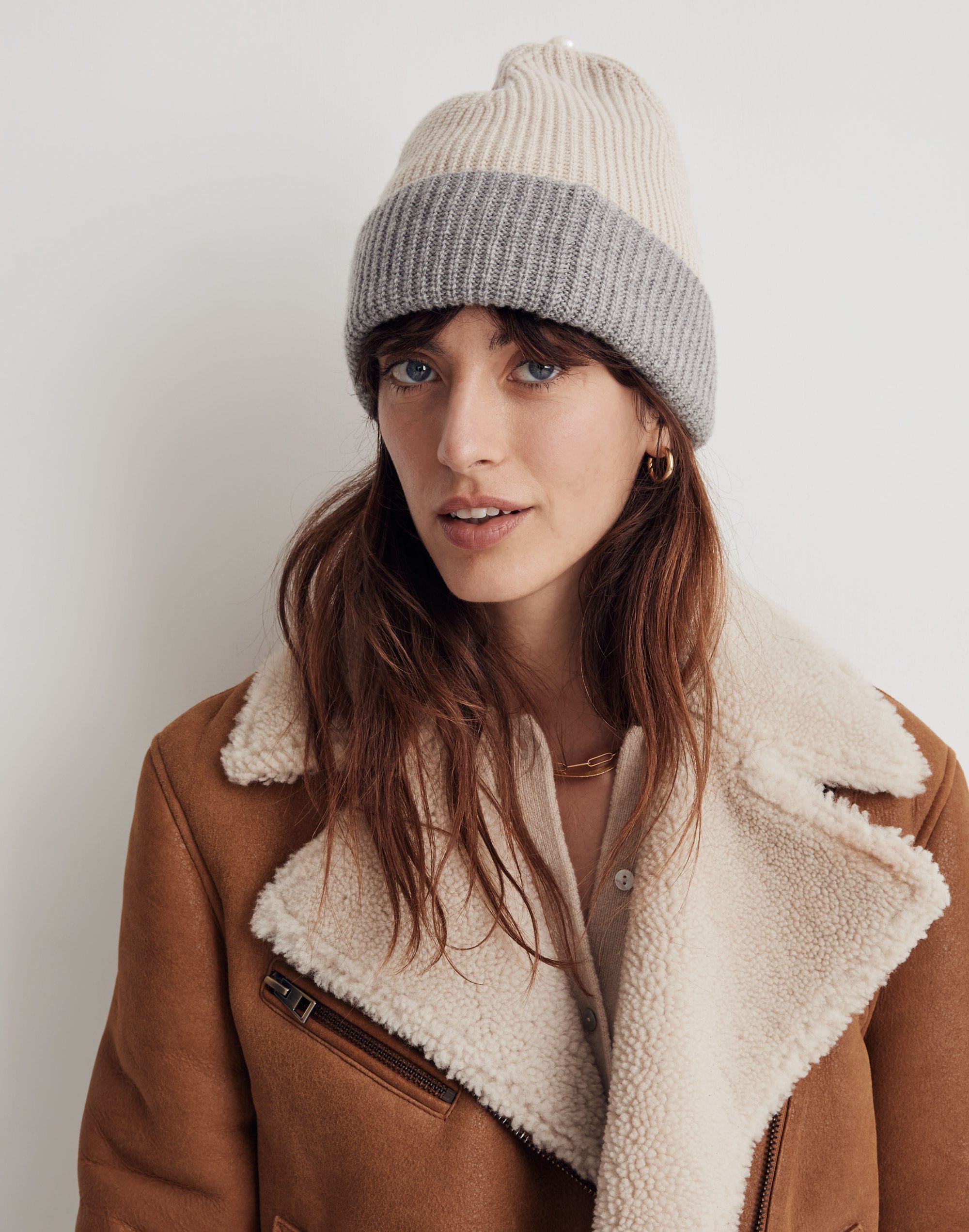 Madewell x Donni Pearl (Re)sourced Cashmere-Merino Beanie