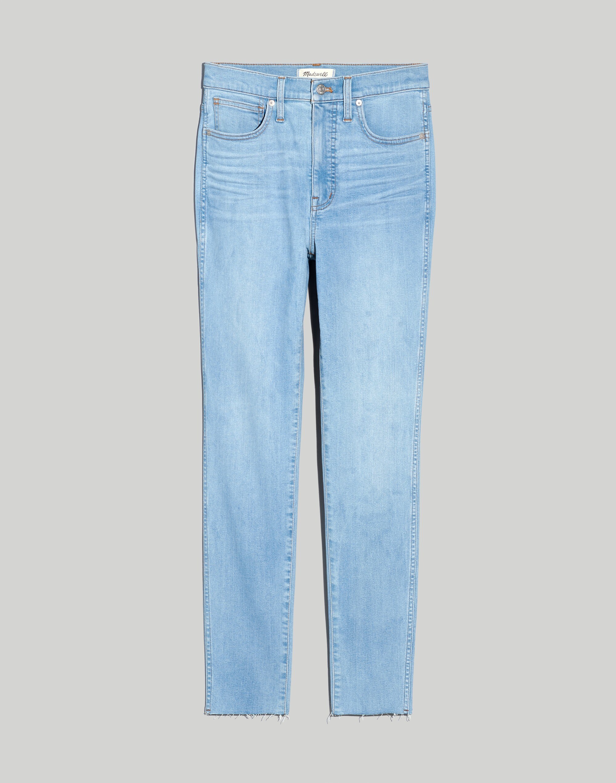 10" High-Rise Skinny Crop Jeans in Charlemont Wash
