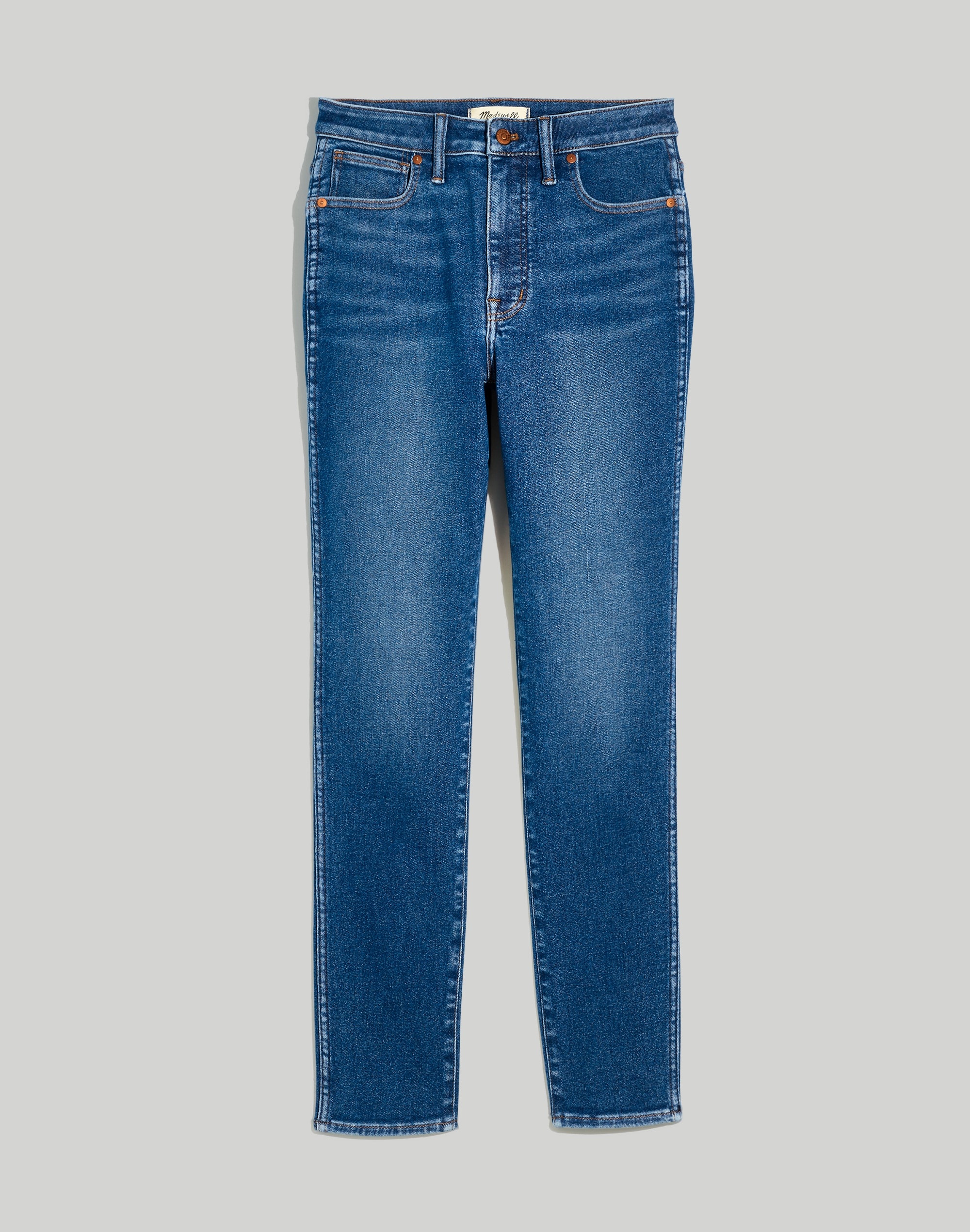Curvy 10" High-Rise Skinny Jeans in Eardley Wash