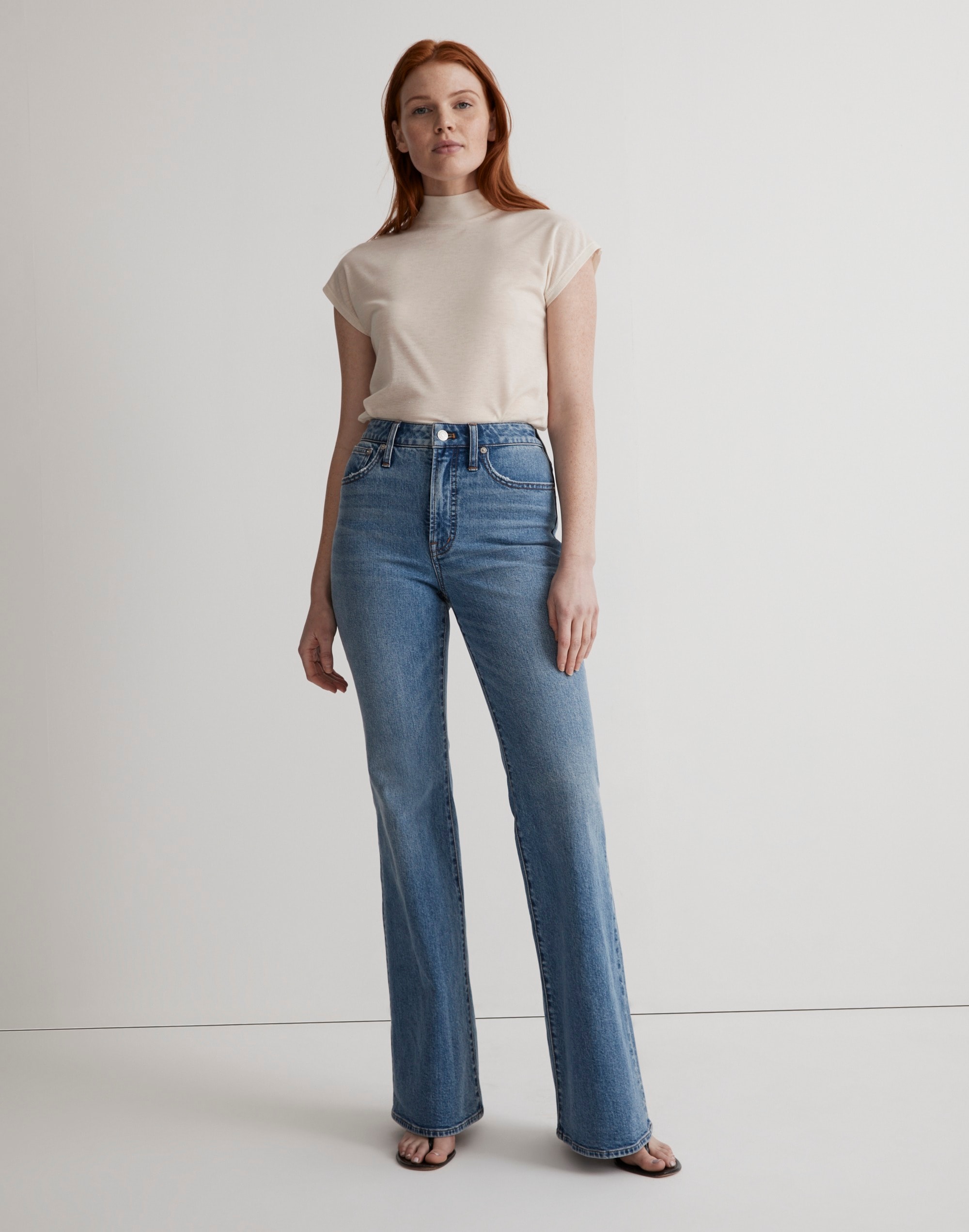 The Curvy Perfect Vintage Flare Jean in Tarlow Wash