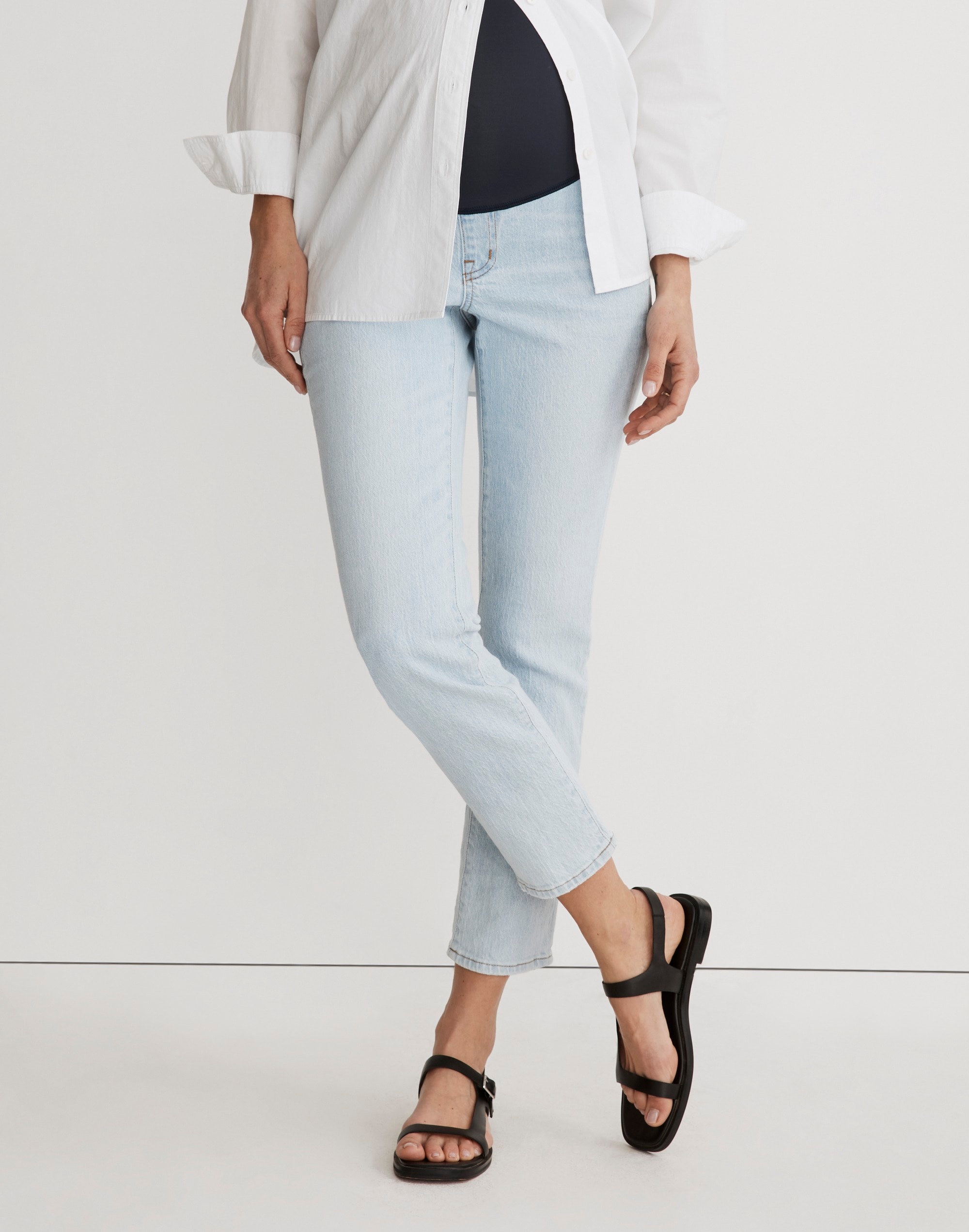 Maternity Over-the-Belly Perfect Vintage Jeans in Delora Wash