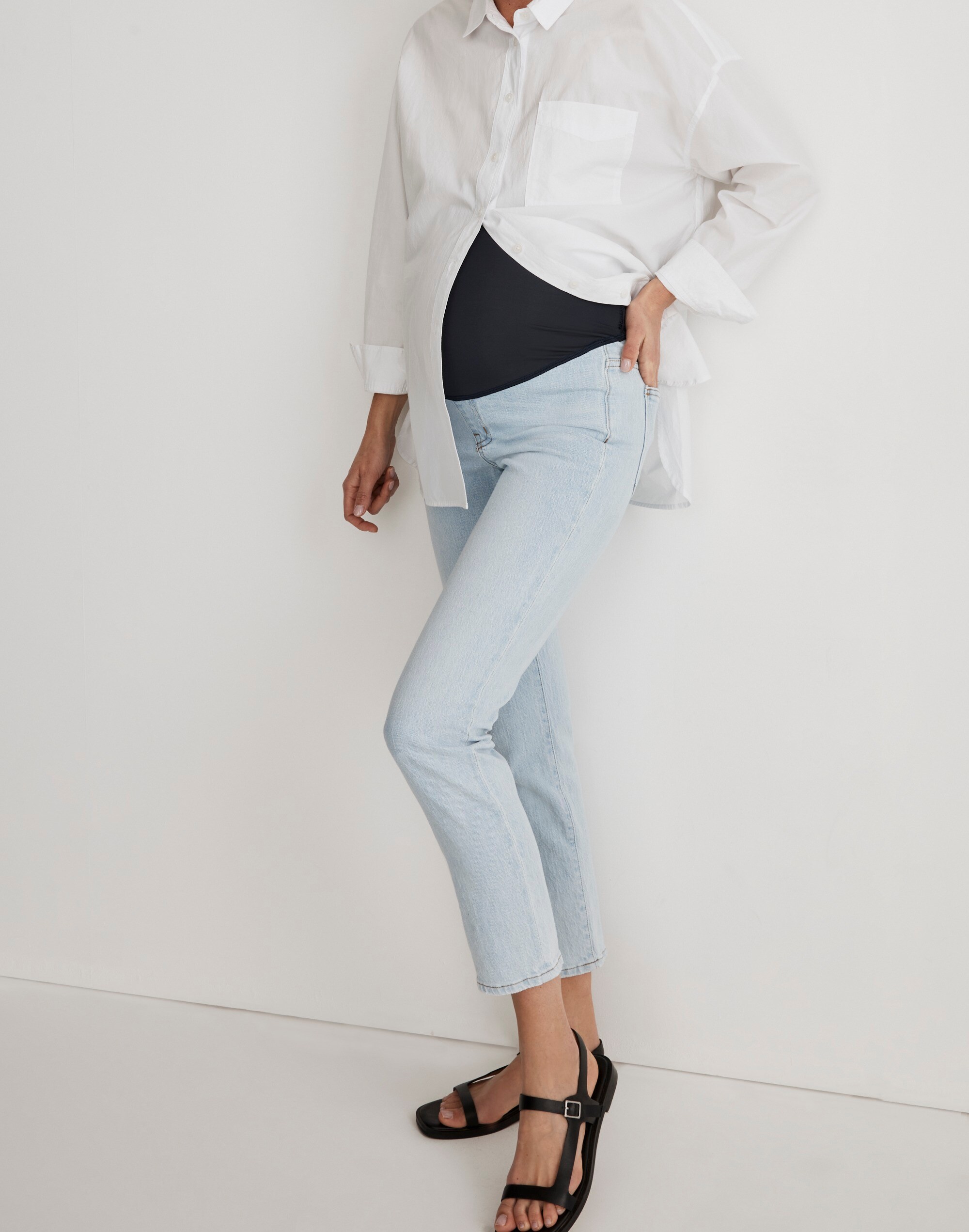 Maternity Over-the-Belly Perfect Vintage Jeans in Delora Wash