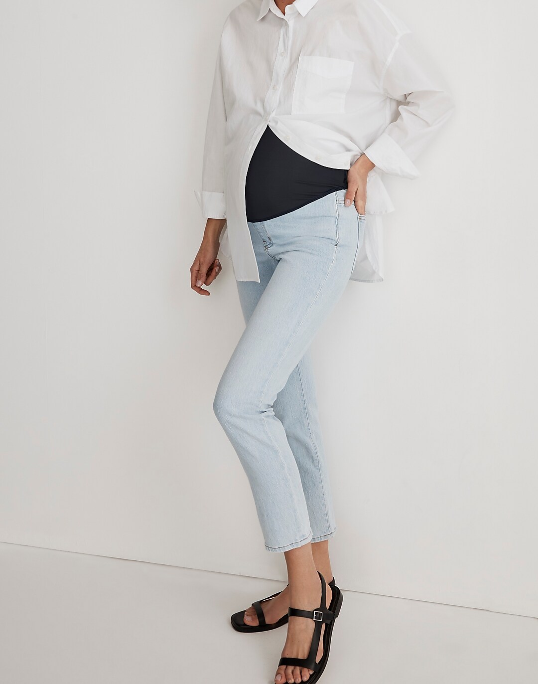 Over-the-Belly Perfect Jeans in Delora Wash