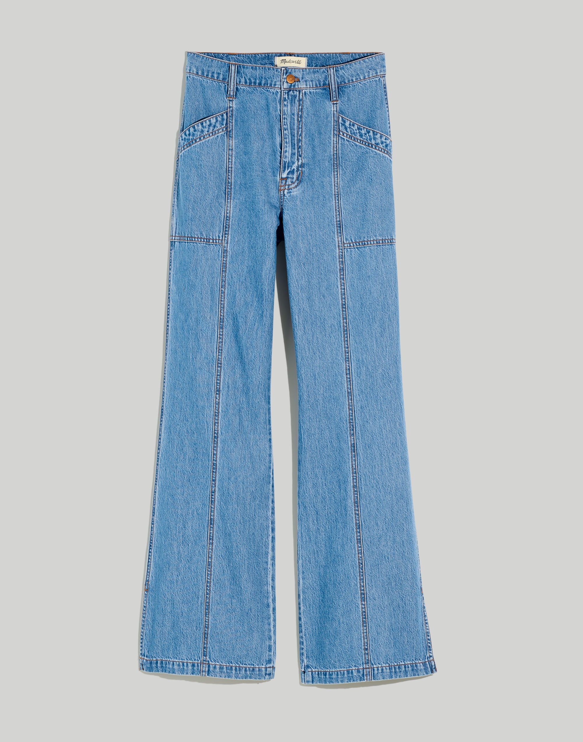 Relaxed Loose Flare Jeans