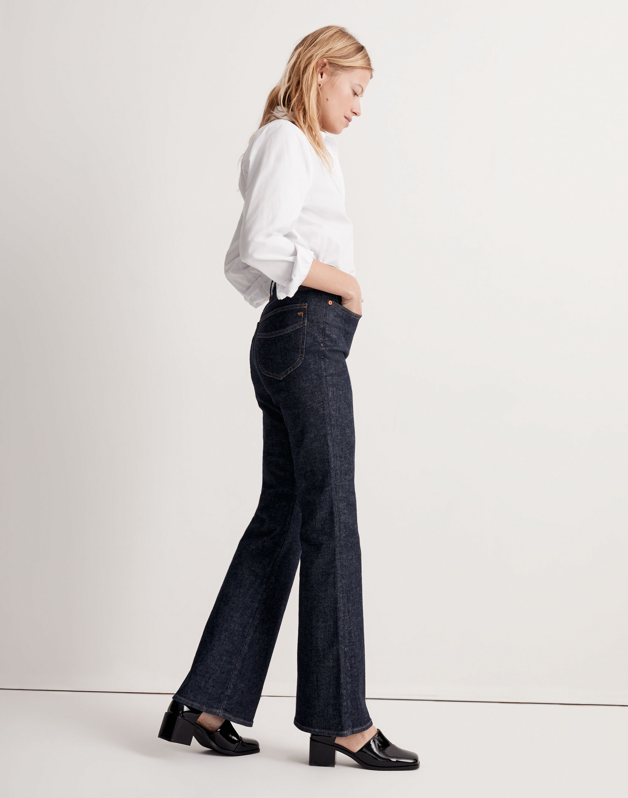 The Tall Perfect Vintage Flare Jean in Wrenford Wash