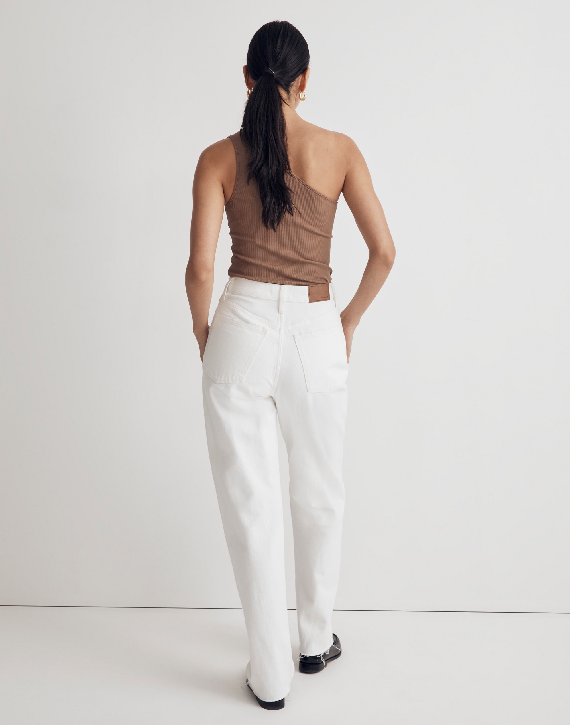 Petite Baggy Straight Jeans