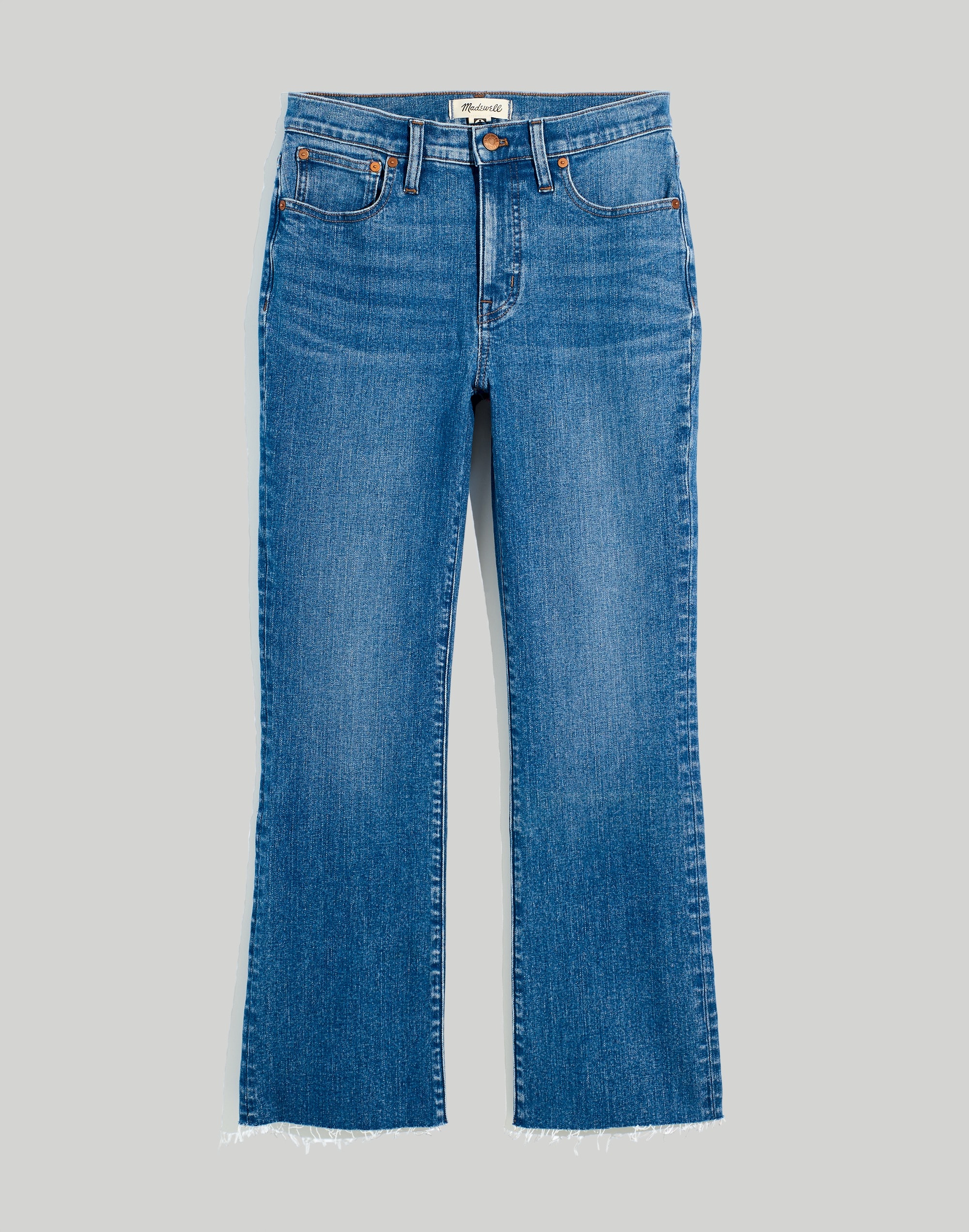Taller Kick Out Crop Jeans Cherryville Wash: Raw-Hem Edition