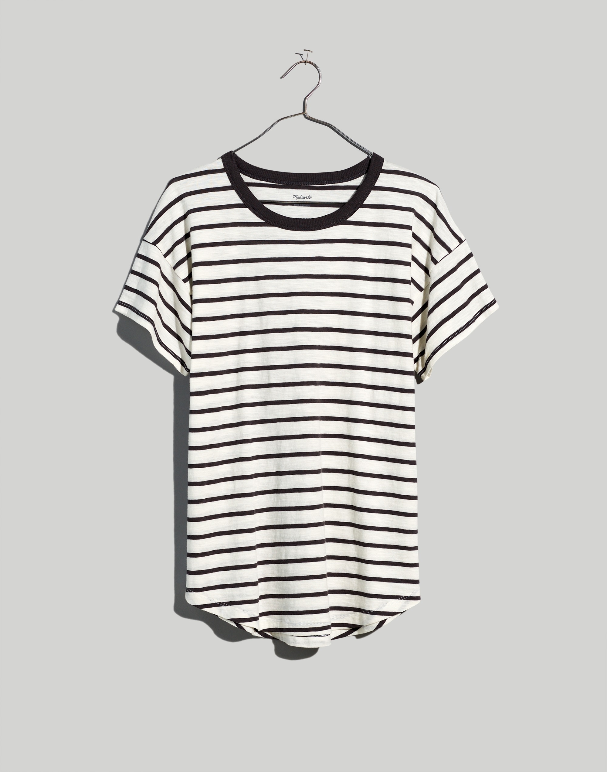 Plus Whisper Cotton Crew Neck Tee