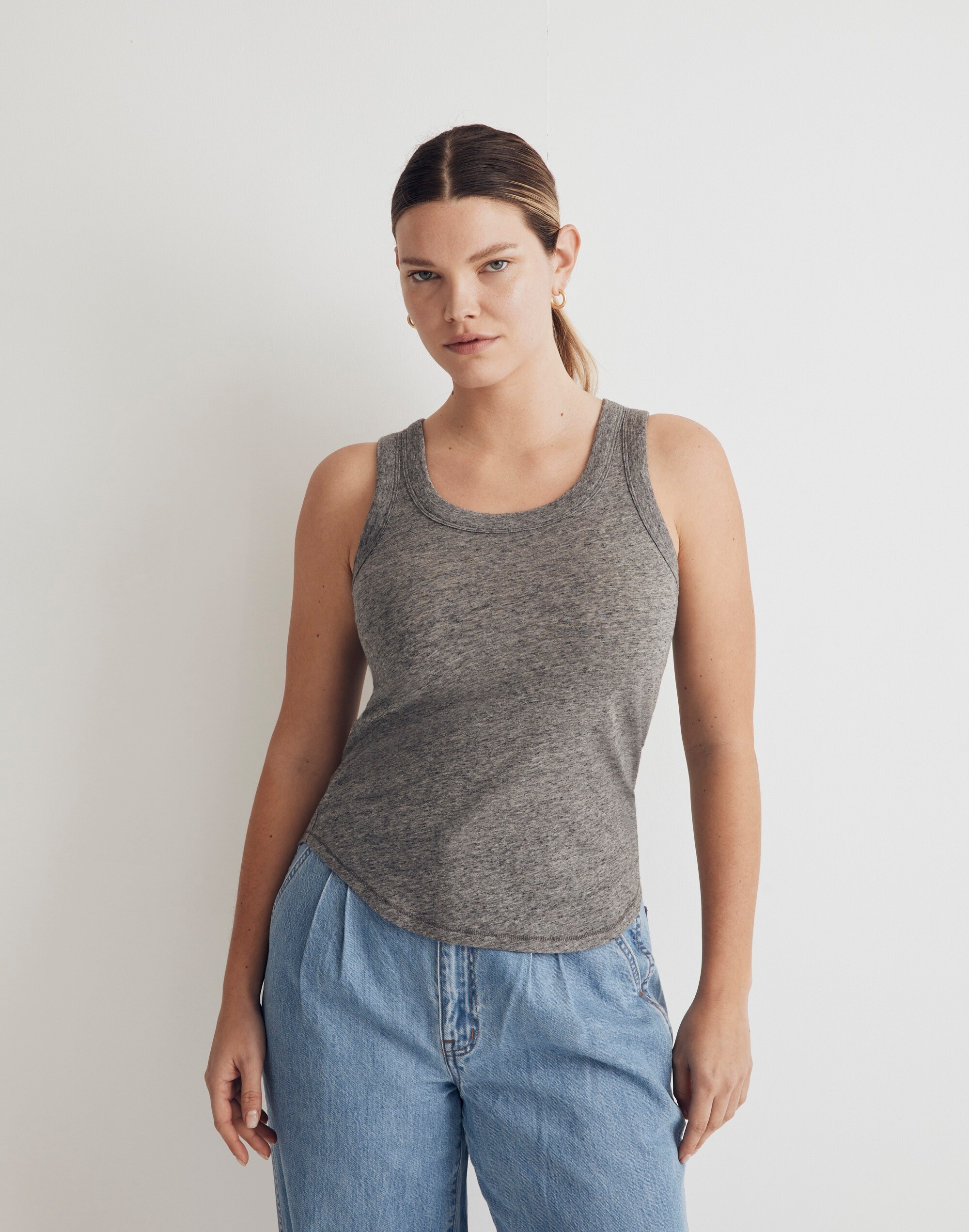 Whisper Cotton Scoopneck Tank Top