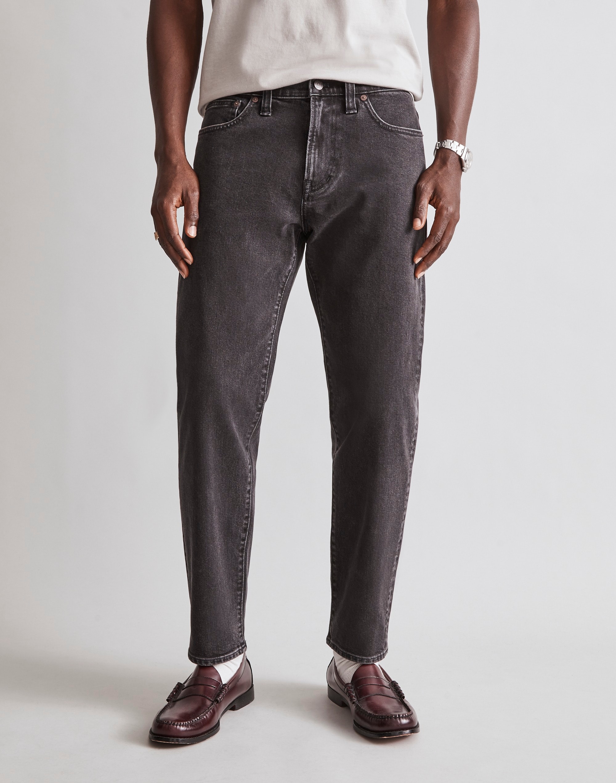 Relaxed Taper Jeans Hanlock Wash