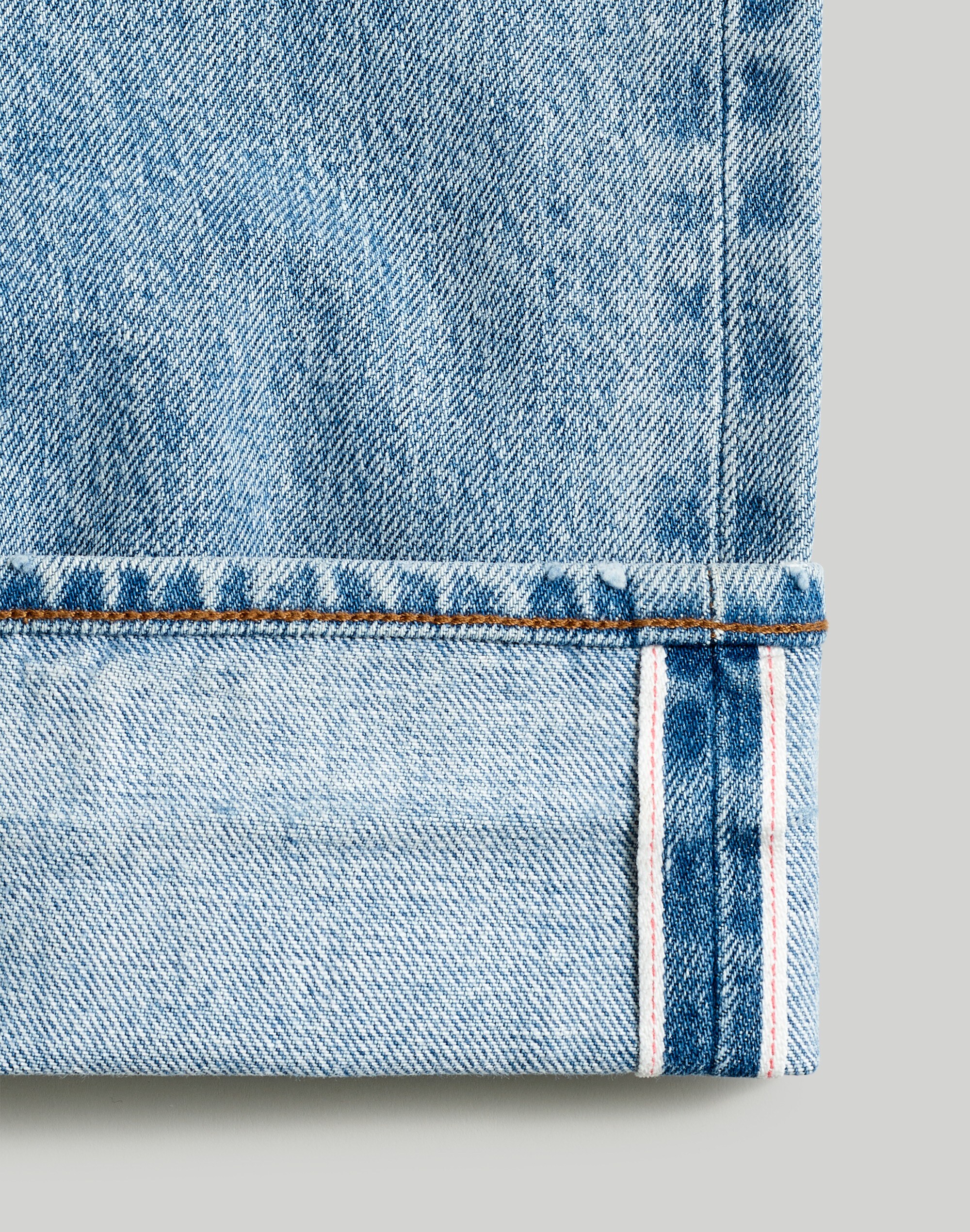 Relaxed Taper Selvedge Jeans in Elmway Wash