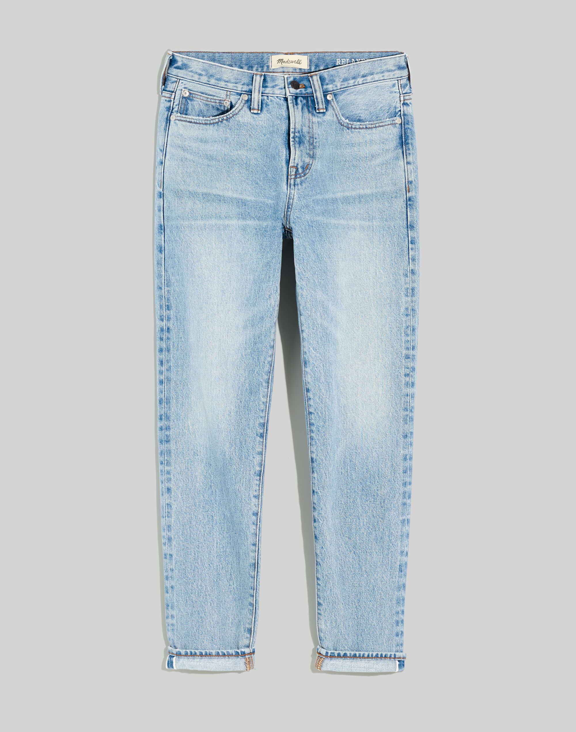 Relaxed Taper Selvedge Jeans in Elmway Wash