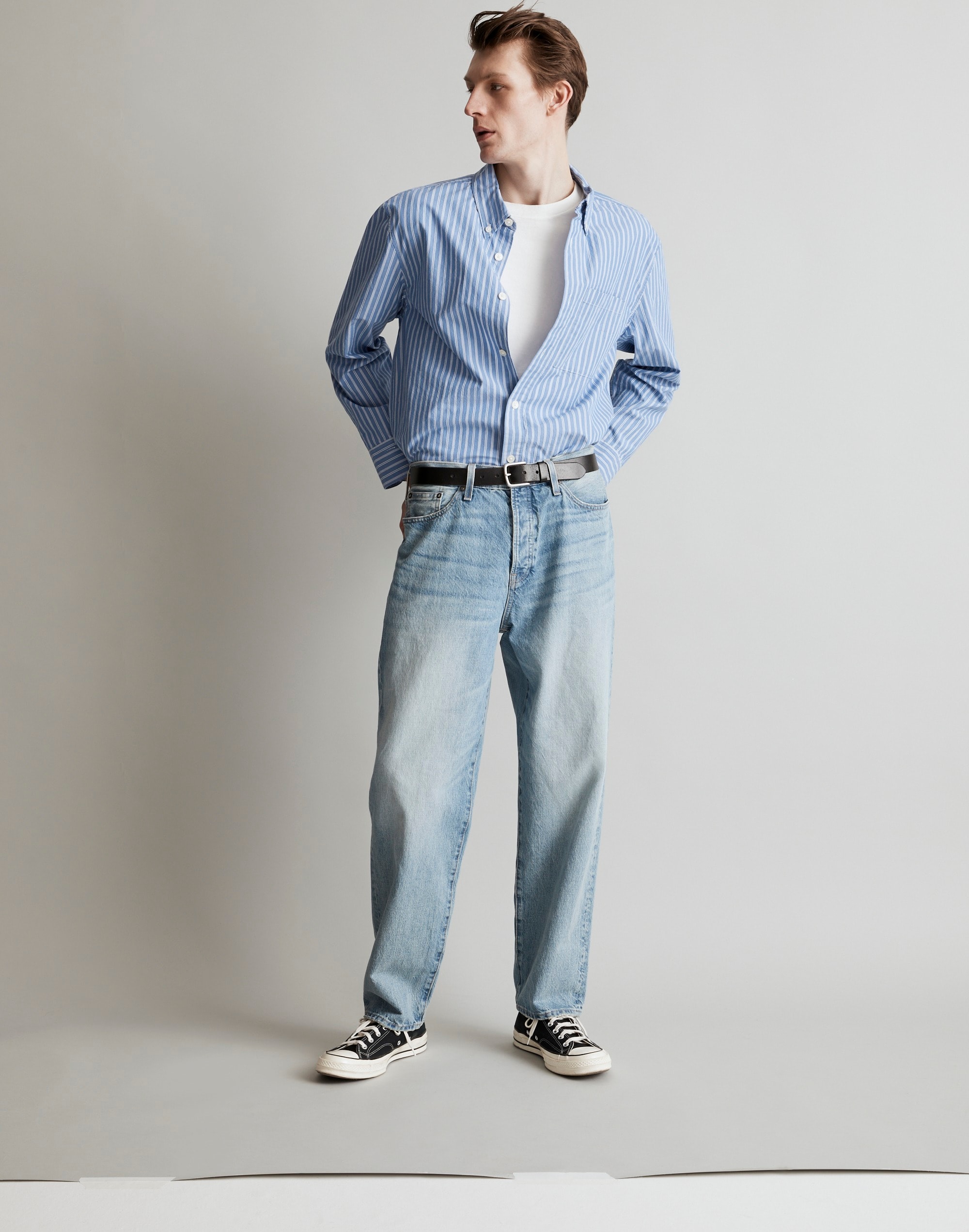 Vintage Straight Jeans in Groveway Wash