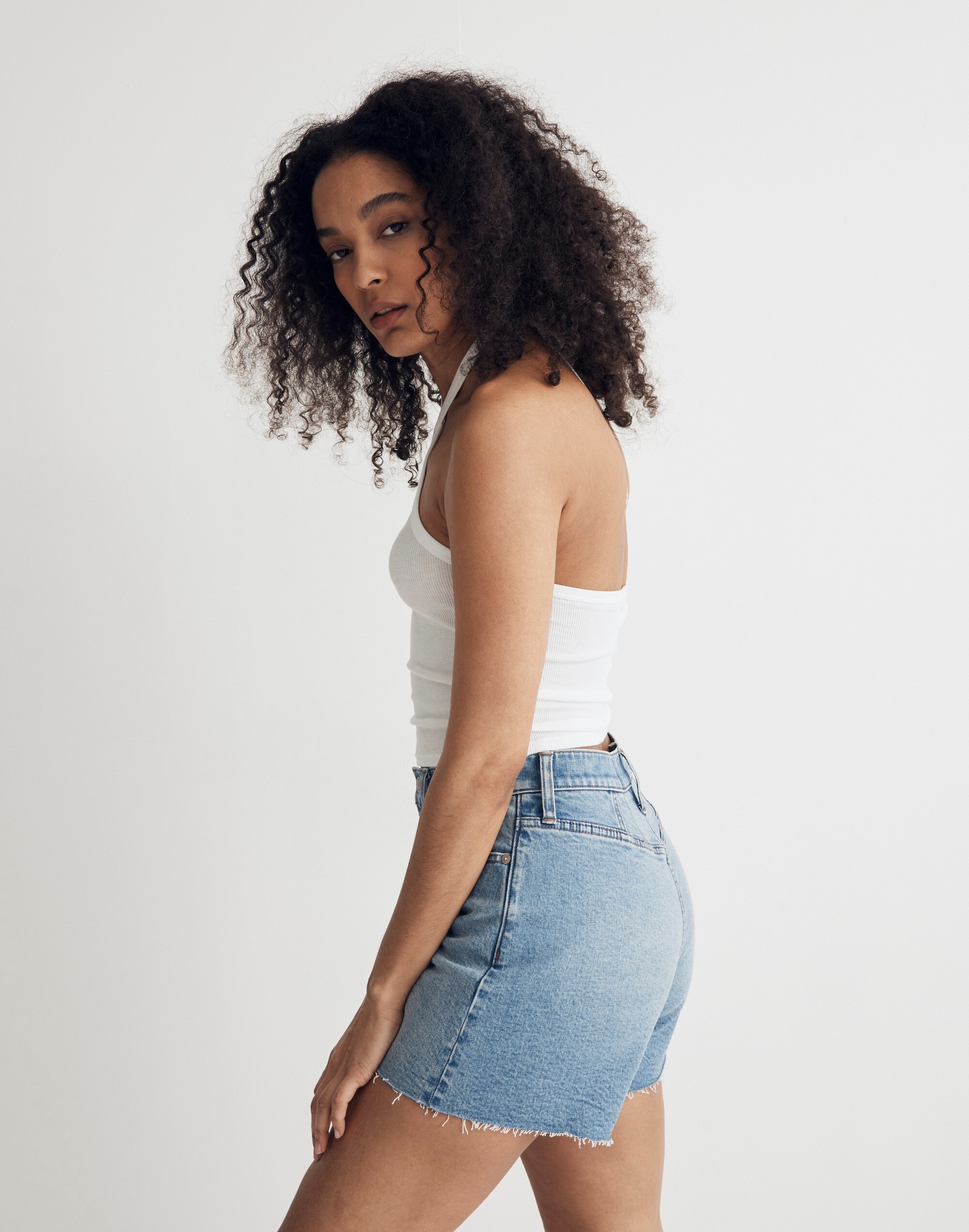 The Perfect Vintage Mid-Length Jean Short