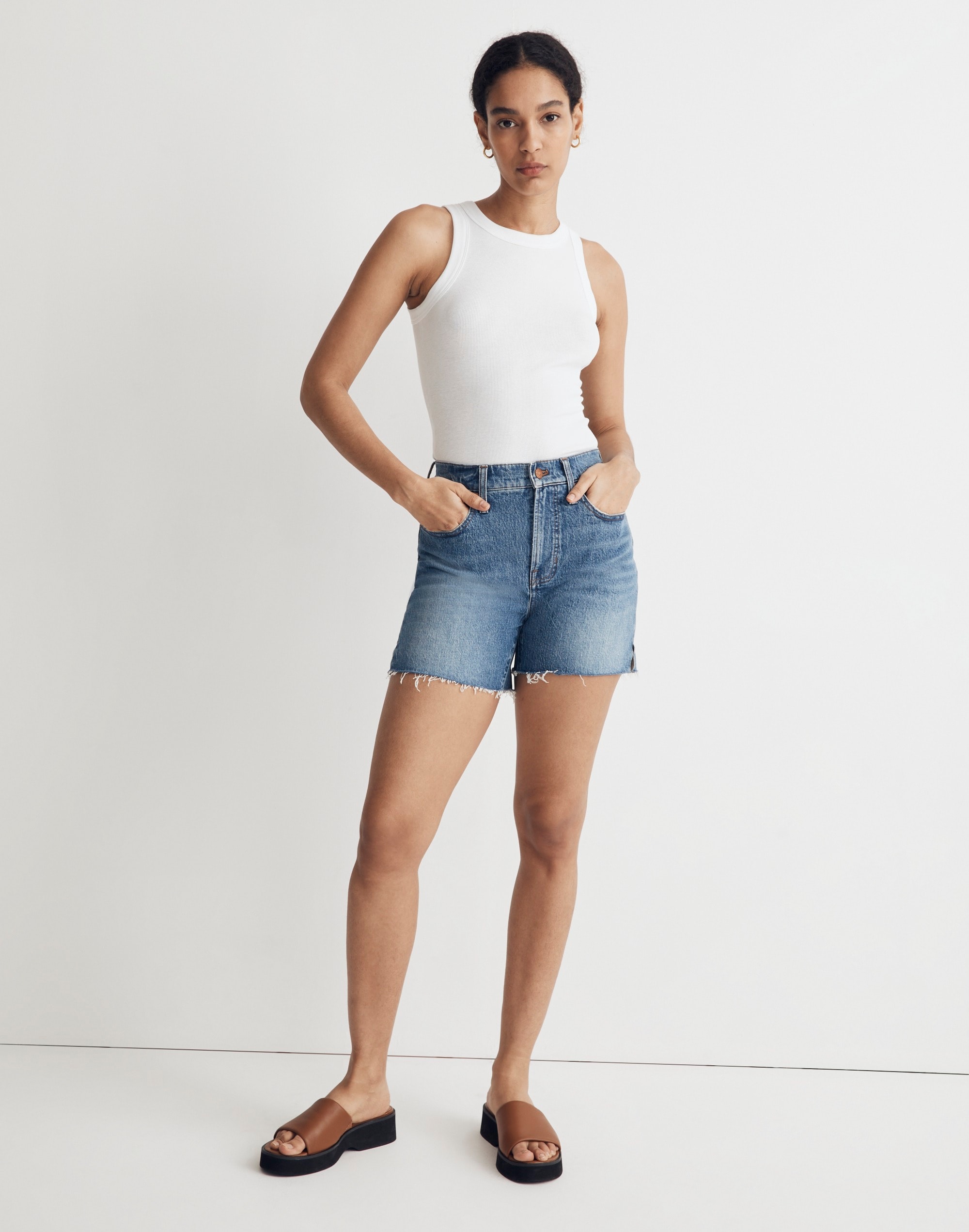 The Perfect Vintage Mid-Length Jean Short