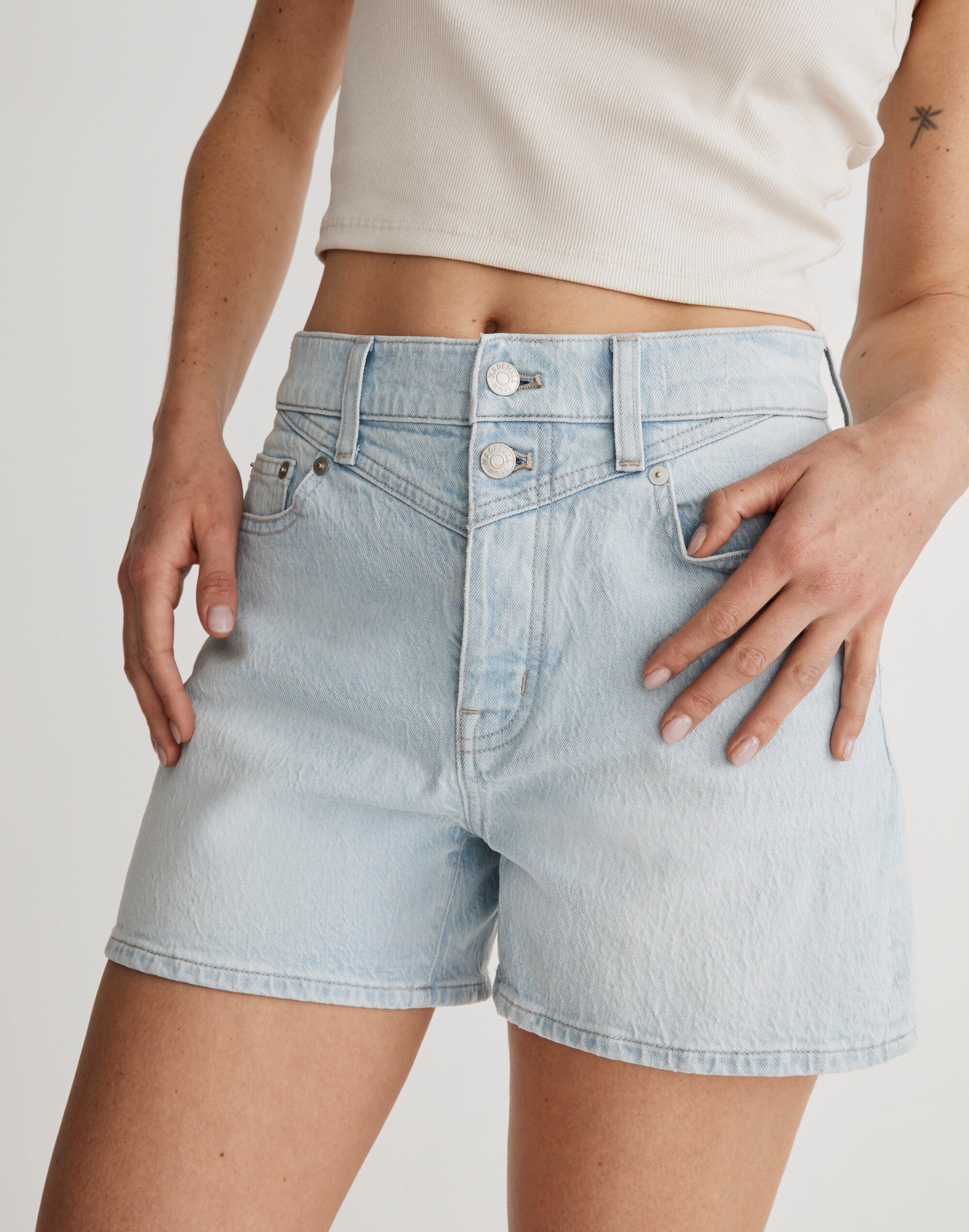 The Momjean Short in Essen Wash: Yoke Edition