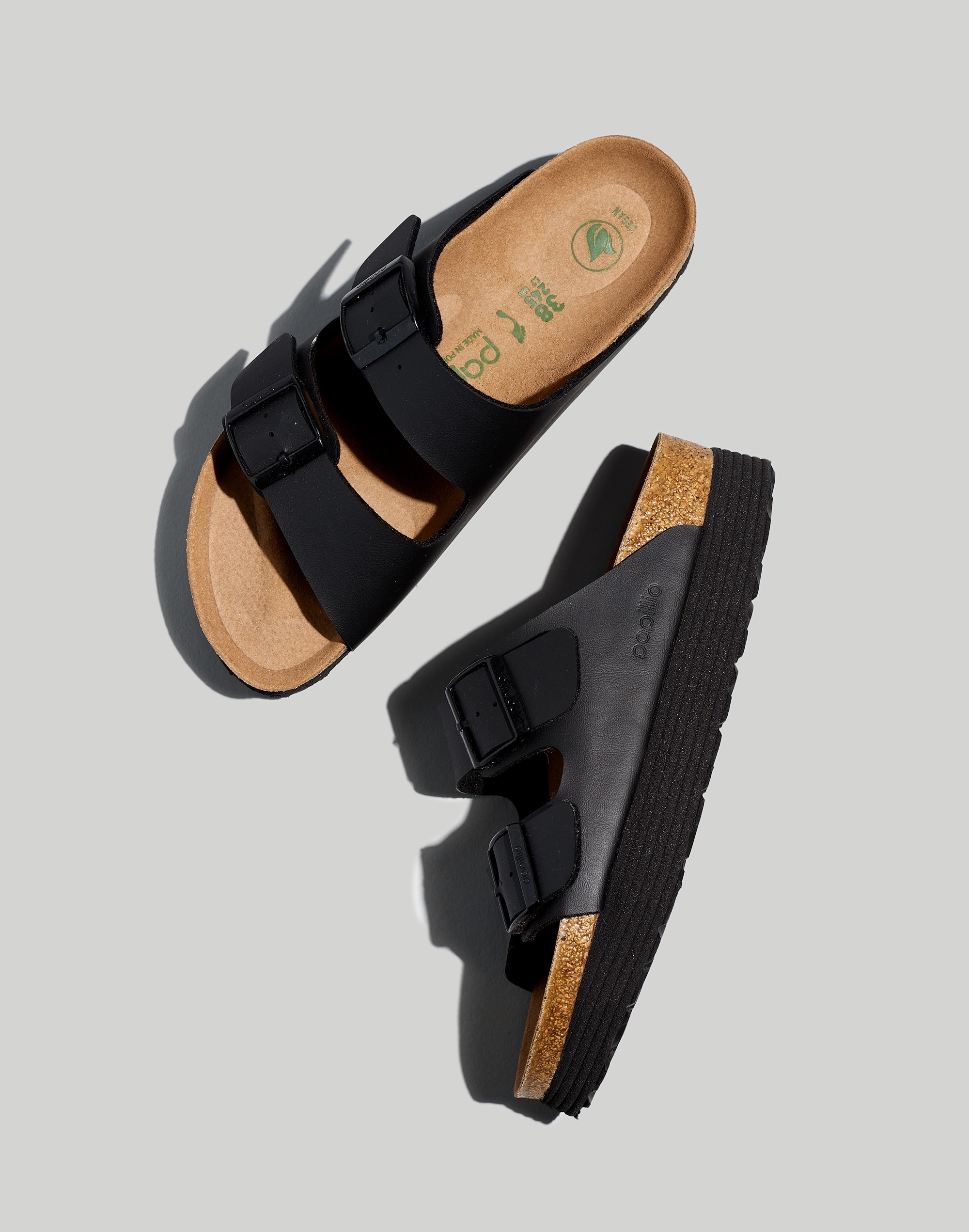 Birkenstock&reg; Arizona Vegan Platform Sandals