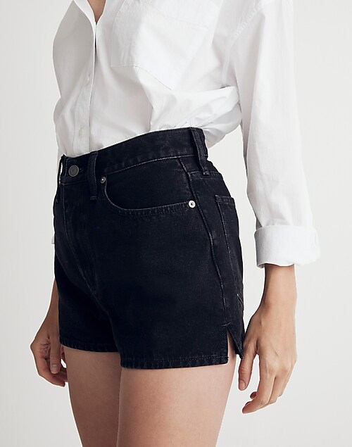 Edition Short Mid-Length Wash: Side-Slit Momjean The in Kelsey