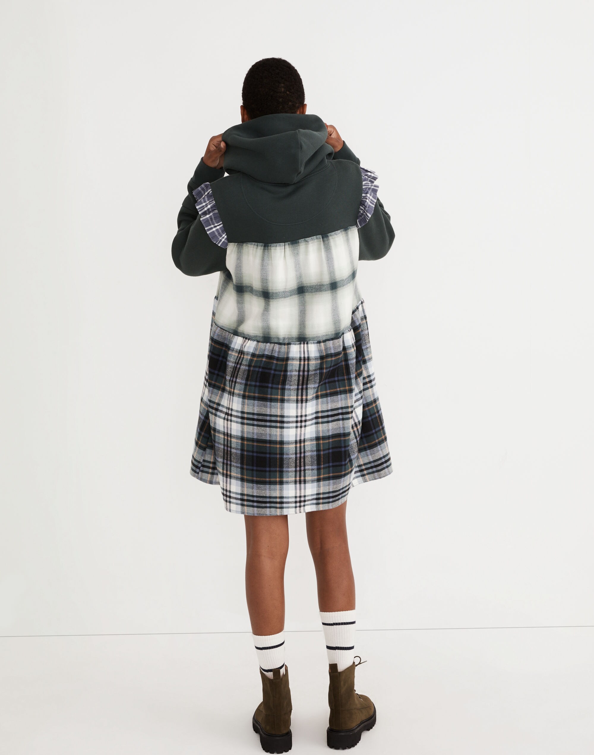 Madewell x Rentrayage Upcycled Hoodie Dress