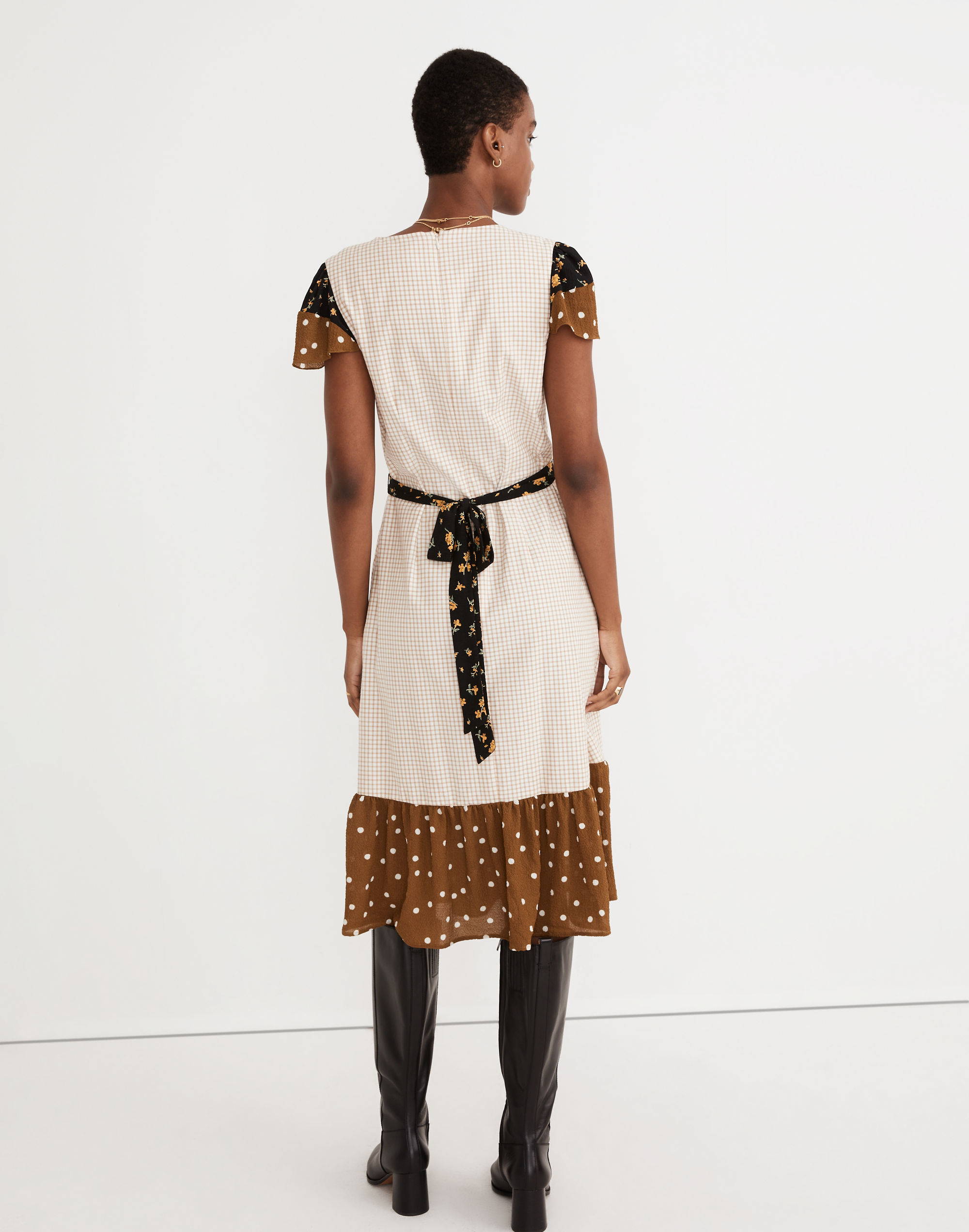 Madewell x Rentrayage Upcycled Patchwork Maxi Dress