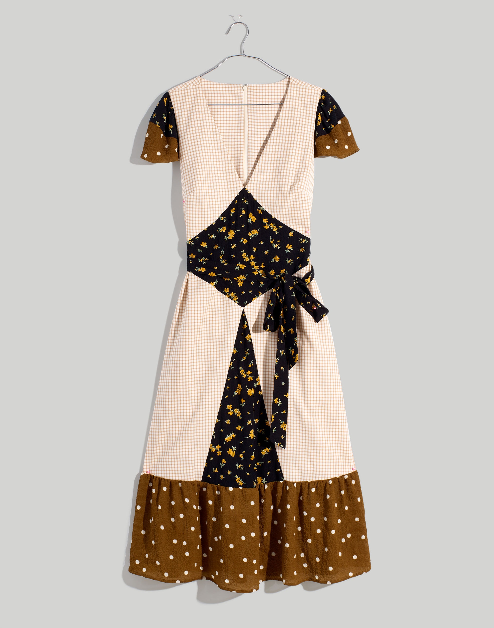 Madewell x Rentrayage Upcycled Patchwork Maxi Dress