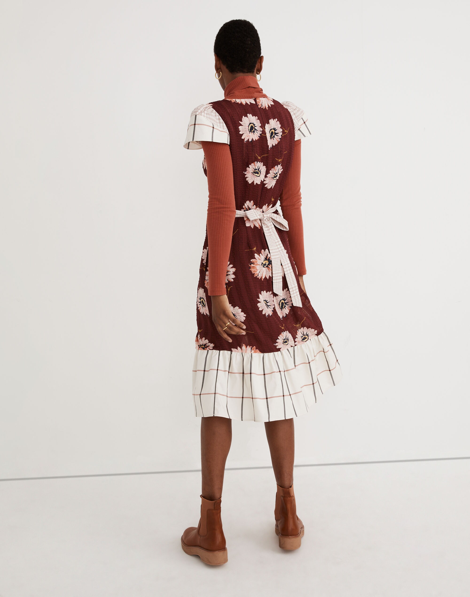 Madewell x Rentrayage Upcycled Patchwork Maxi Dress