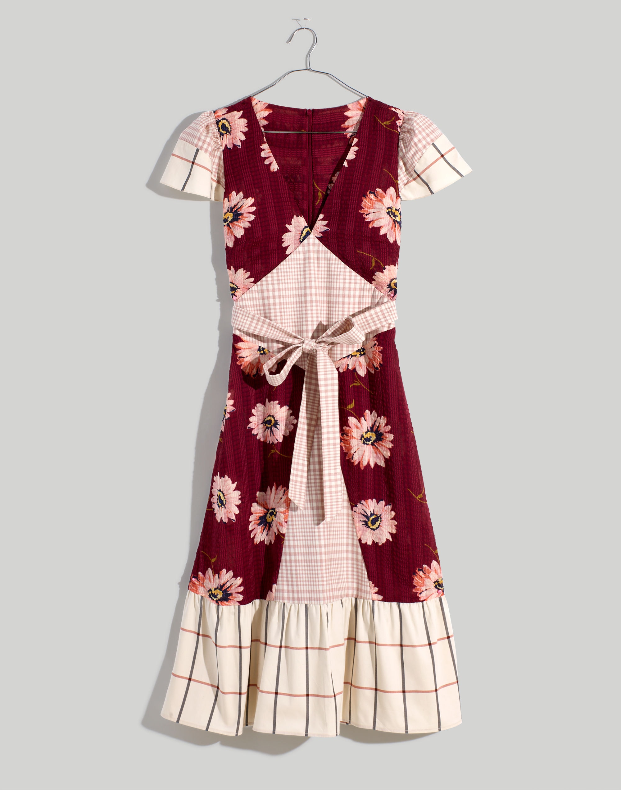 Madewell x Rentrayage Upcycled Patchwork Maxi Dress