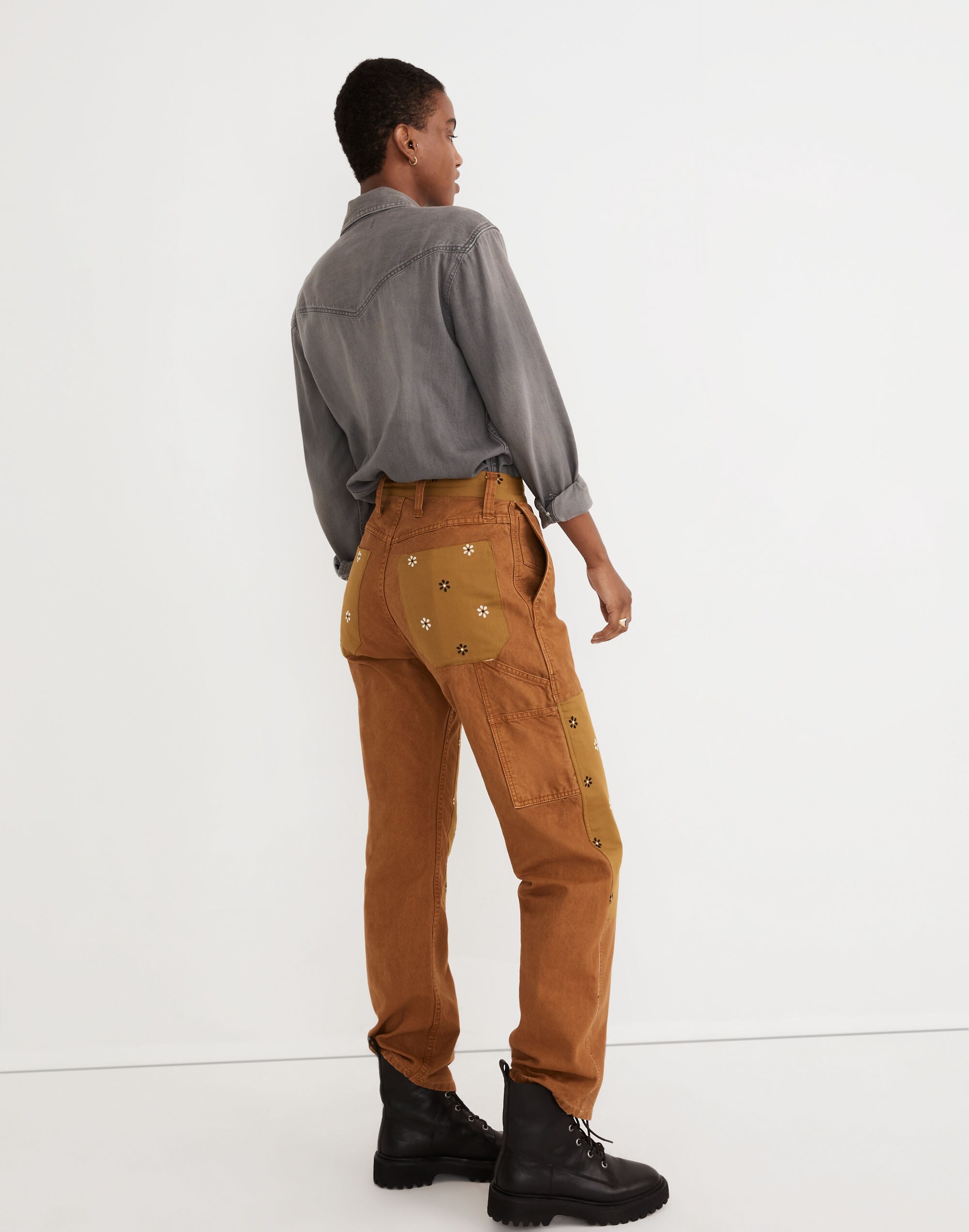 Madewell x Rentrayage Upcycled Patchwork Utility Pants