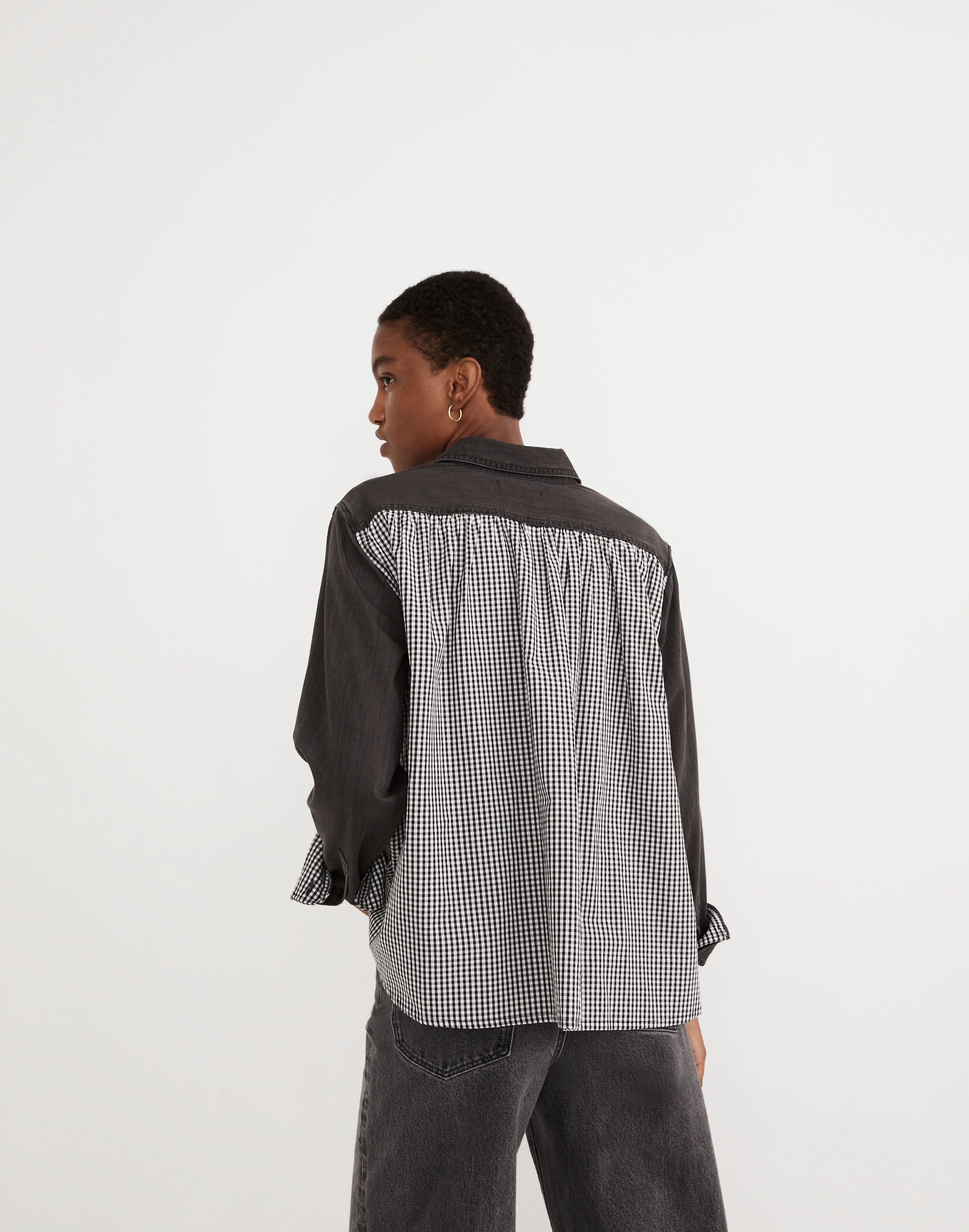 Madewell x Rentrayage Upcycled Button-Up Shirt