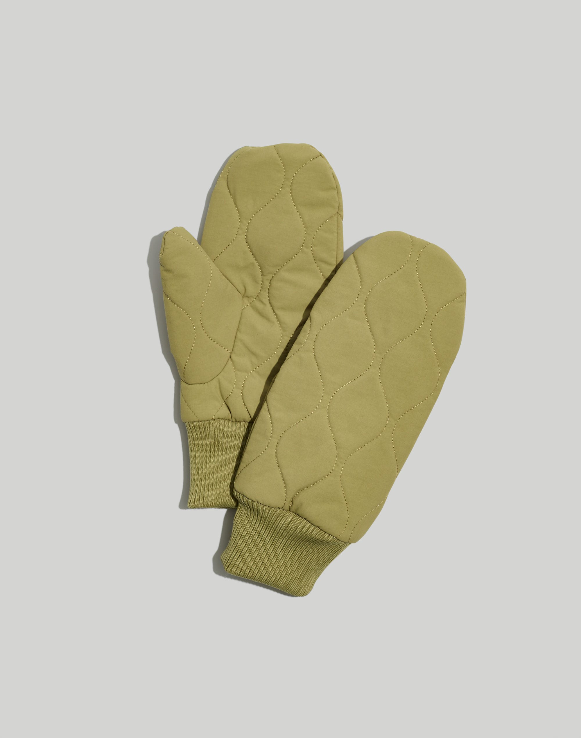 quilted mittens