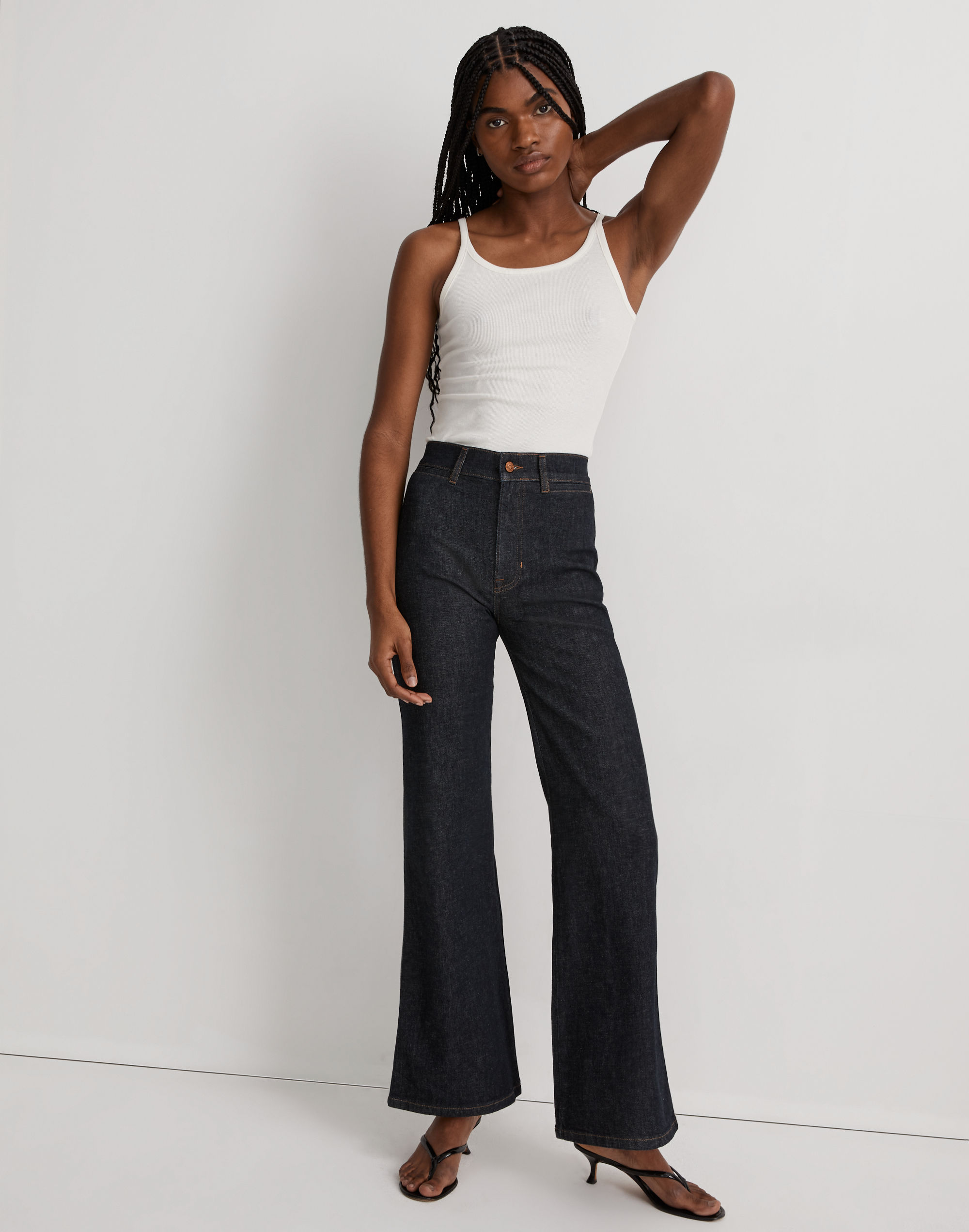 11" High-Rise Flare Jeans in Durland Wash