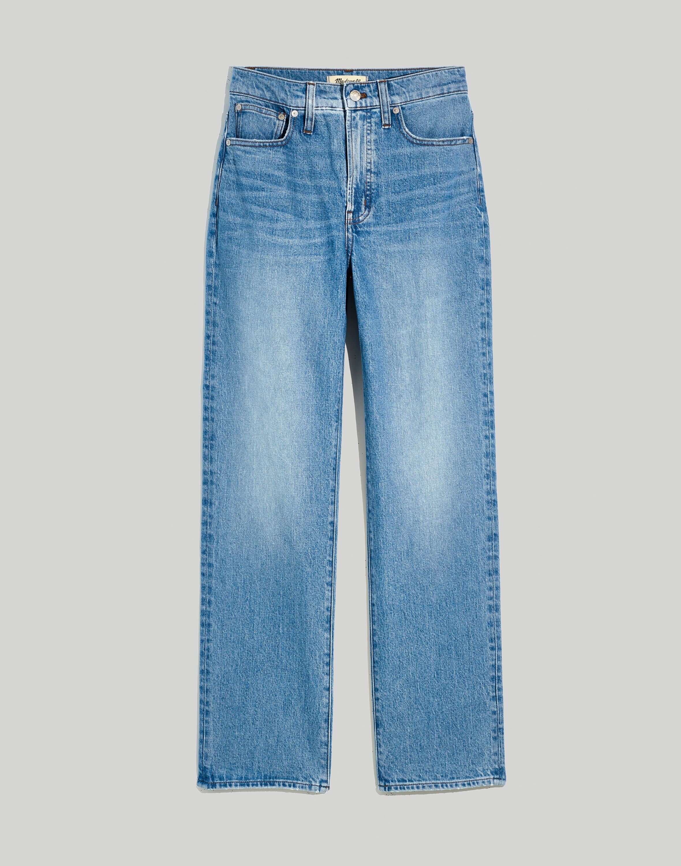 The Perfect Vintage Straight Jean in Ferman Wash