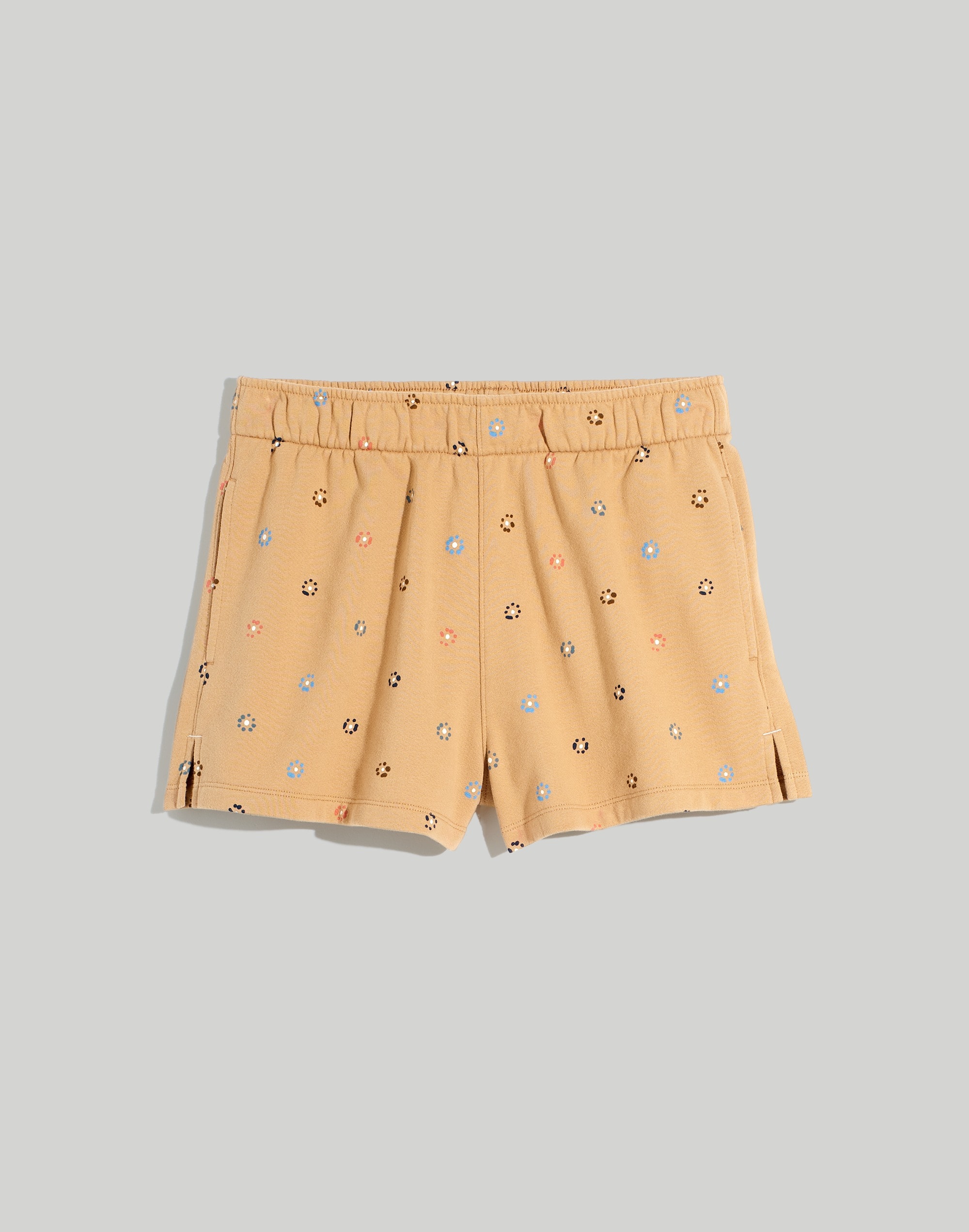 Terry Drawstring Sweatshorts in Dot Daisy