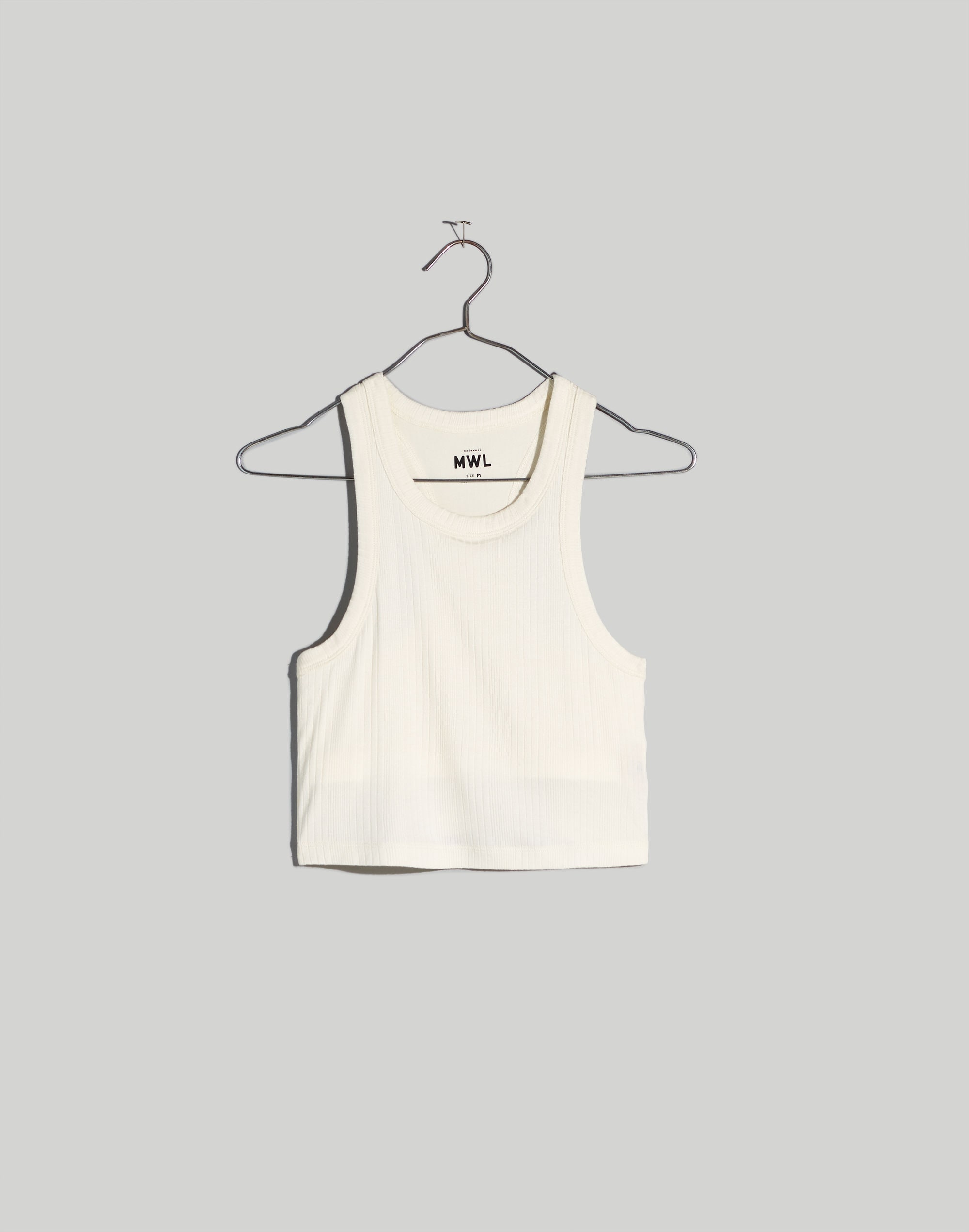 Variegated Rib Crop Tank