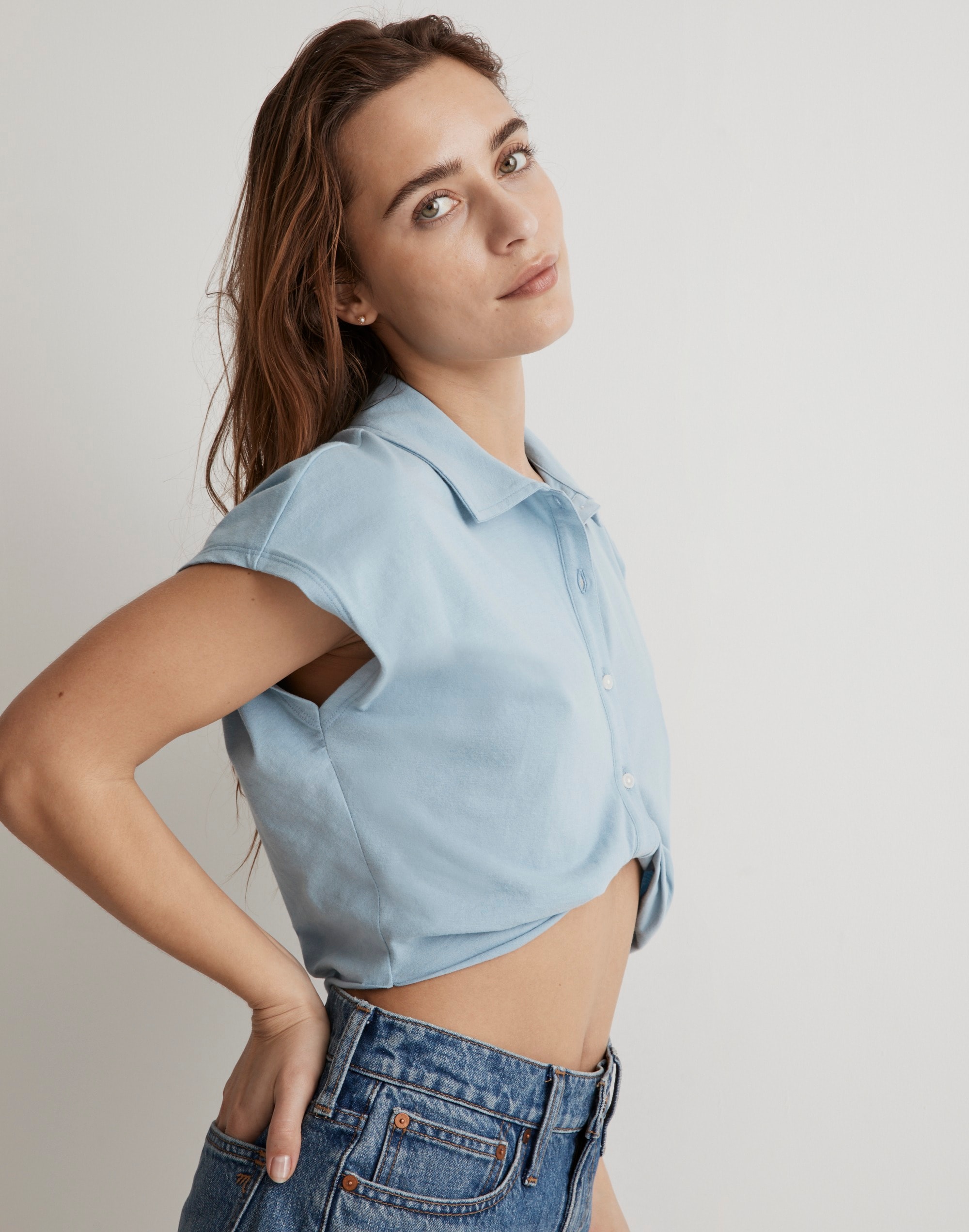 MWL Polo Twist Tee: Botanical Dye Edition