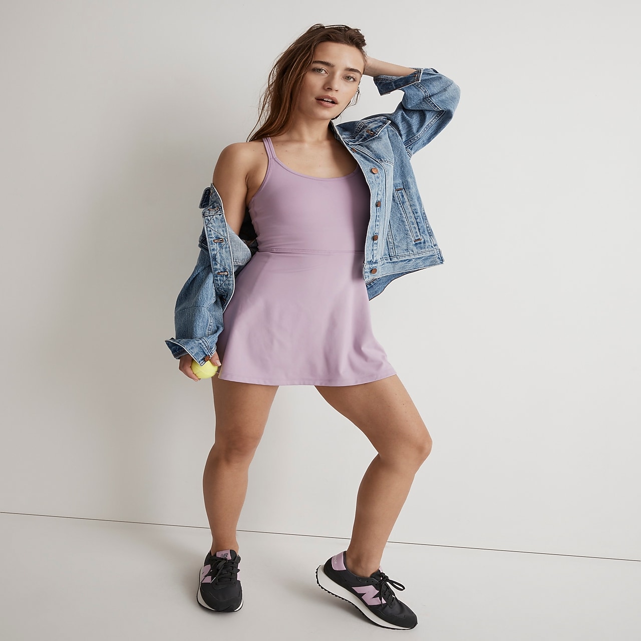 Madewell Flex Cutout Fitness Dress In Tungsten Glow | ModeSens