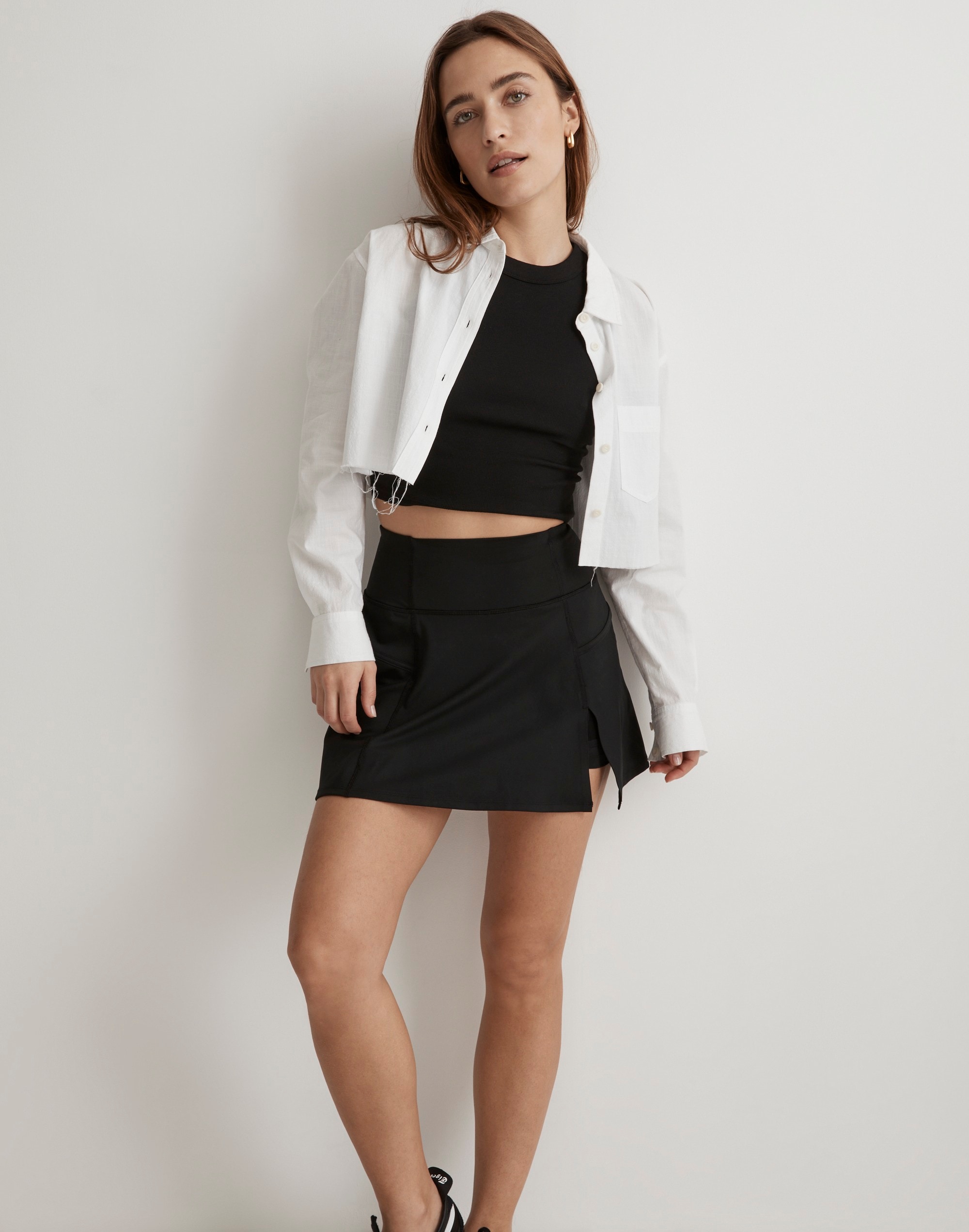 flex-side slit skirt