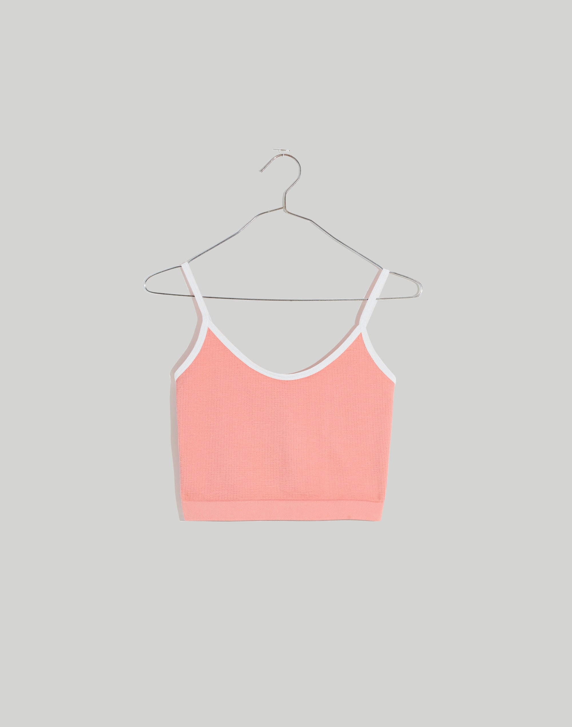 Seamless Crop Cami in Colorblock