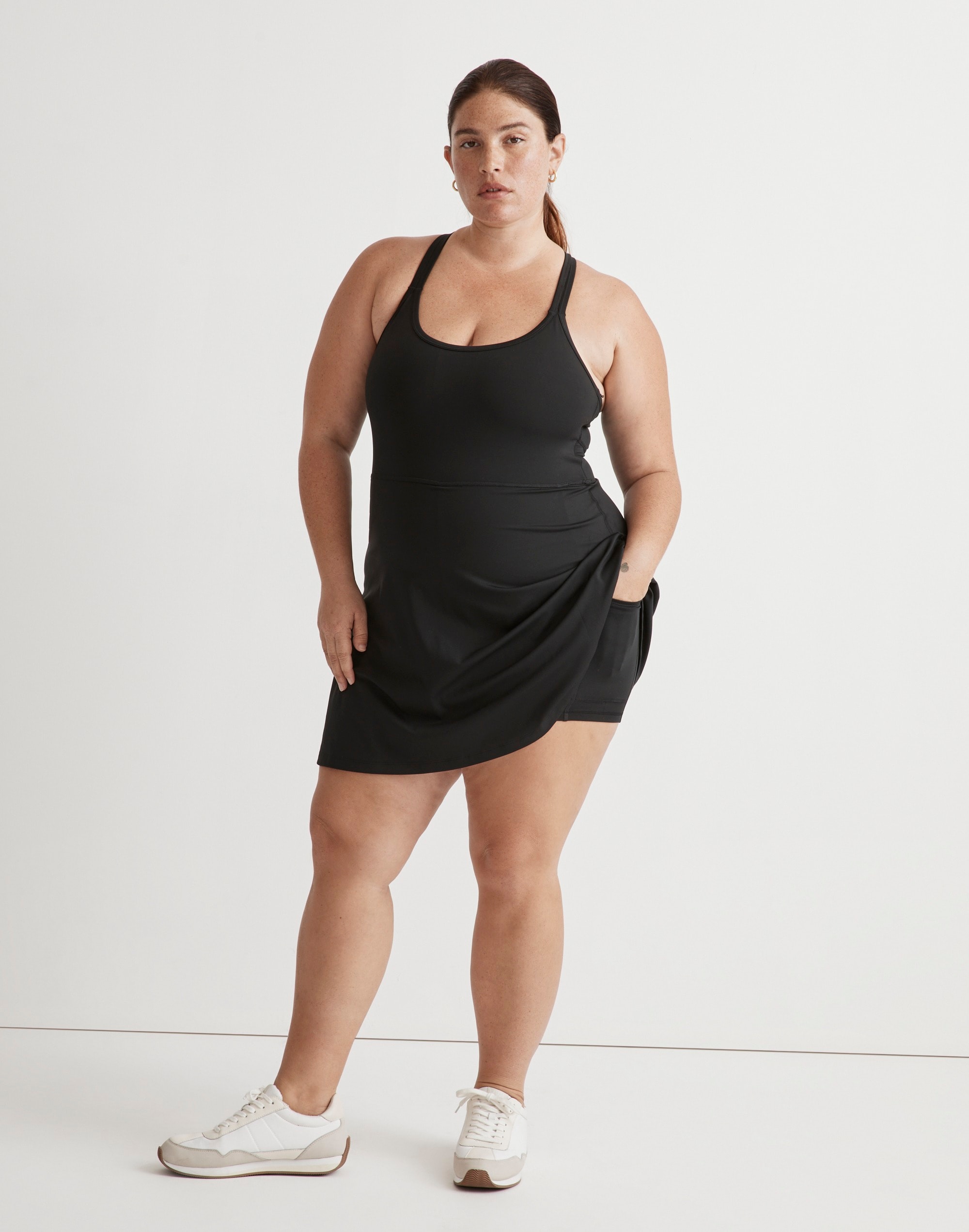 Plus Flex Cutout Fitness Dress