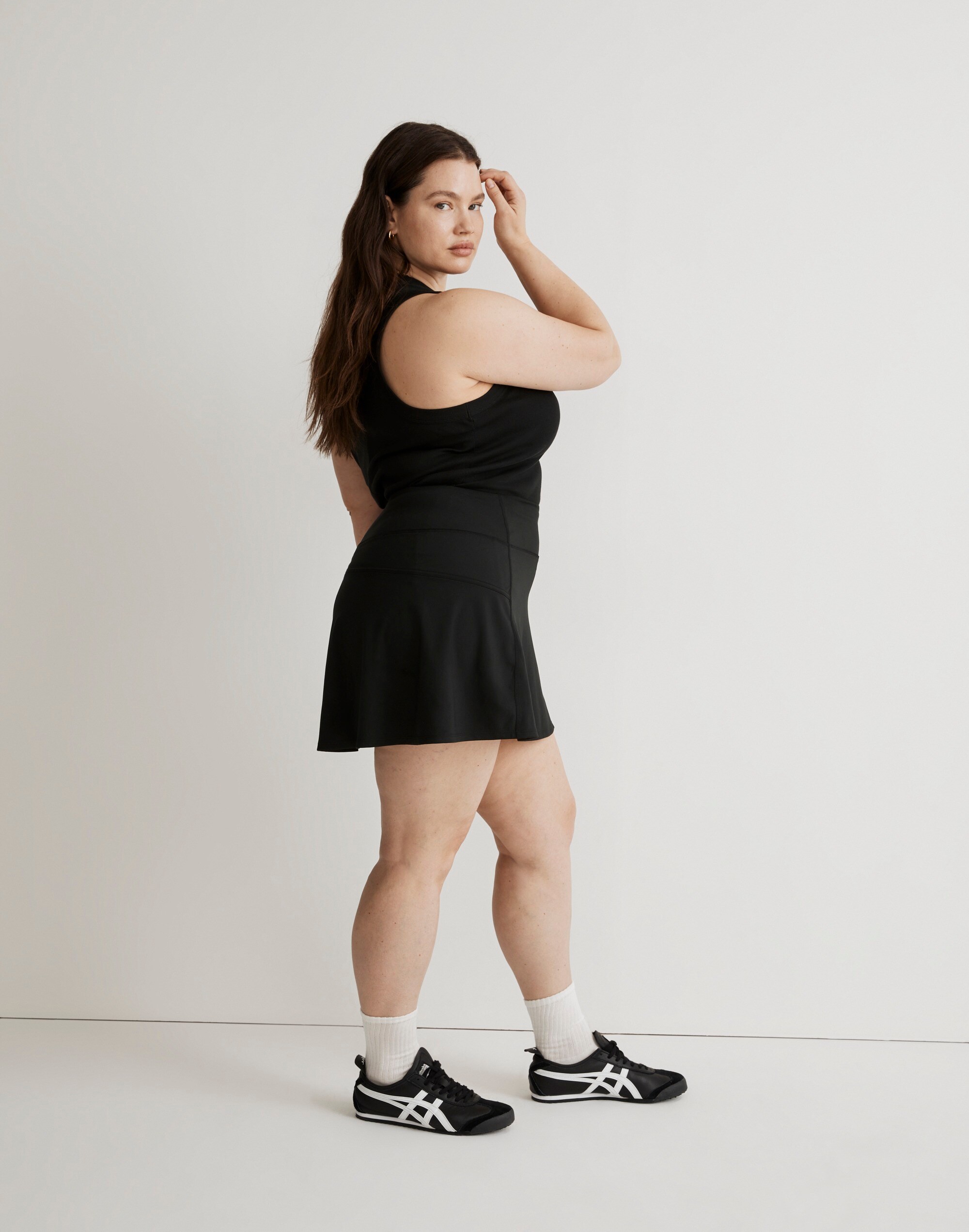 Plus Flex Side Slit Skirt