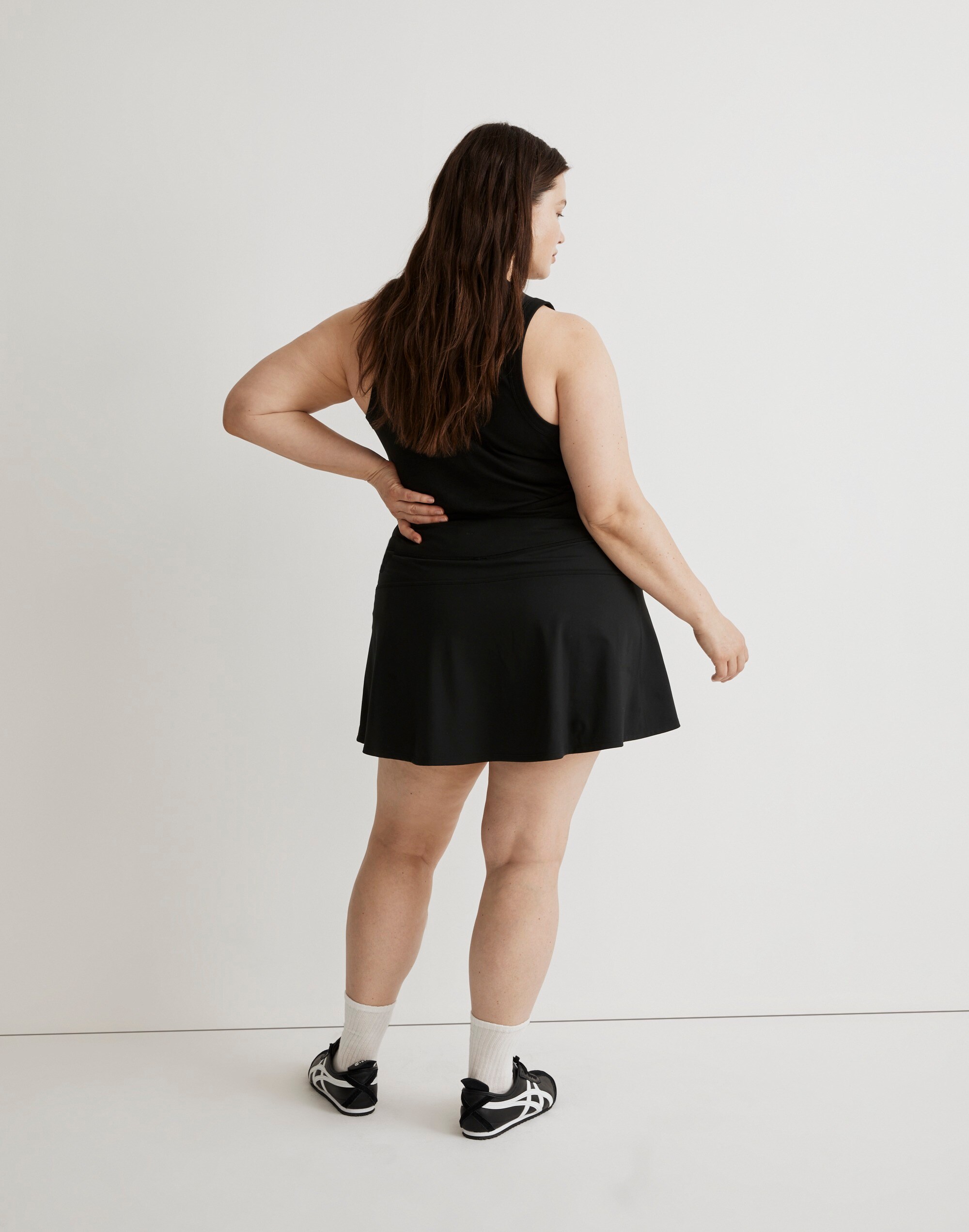 Plus Flex Side Slit Skirt